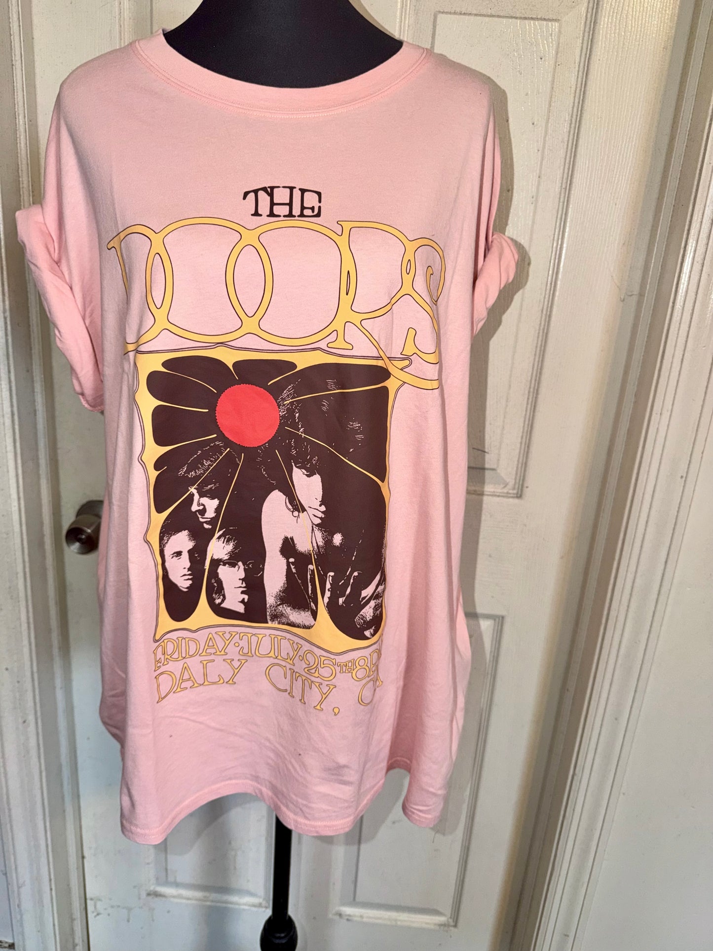 The Doors Oversized Distressed Tee