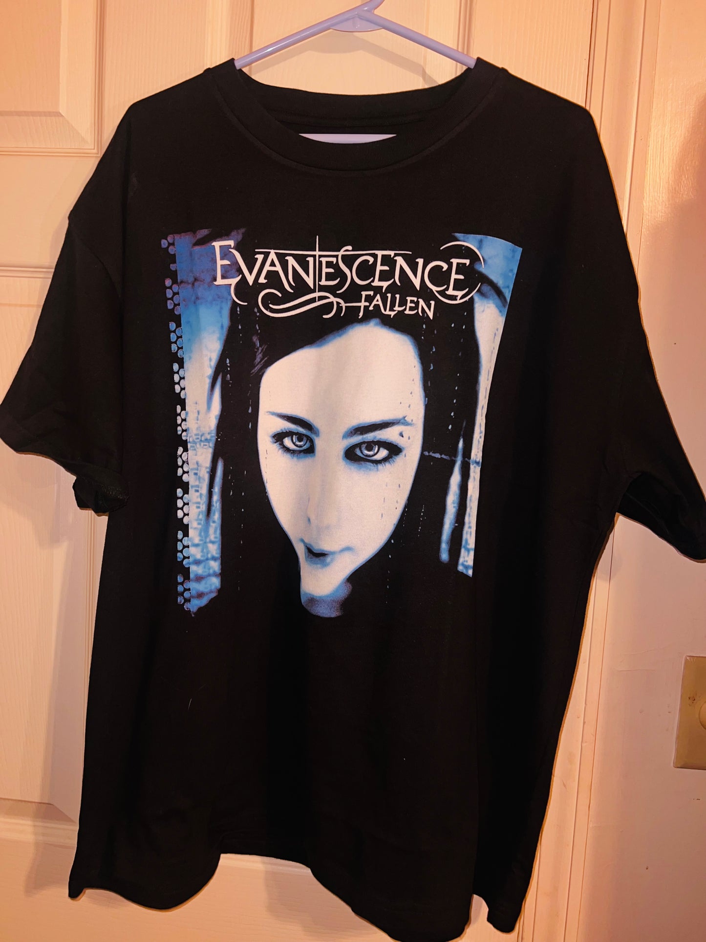 Evanescence Fallen Oversized Distressed Tee