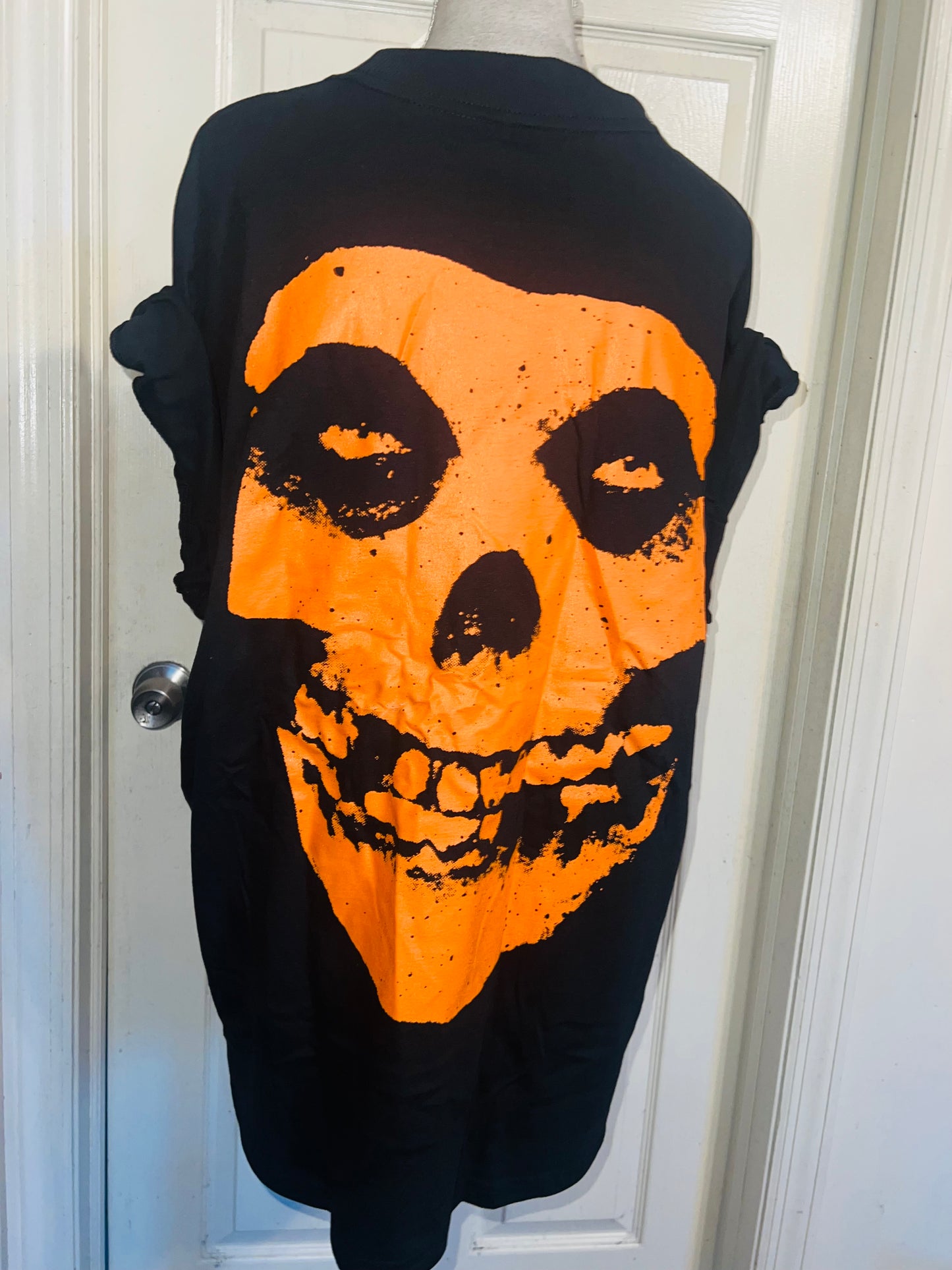 Misfits Double Sided Oversized Distressed Tee