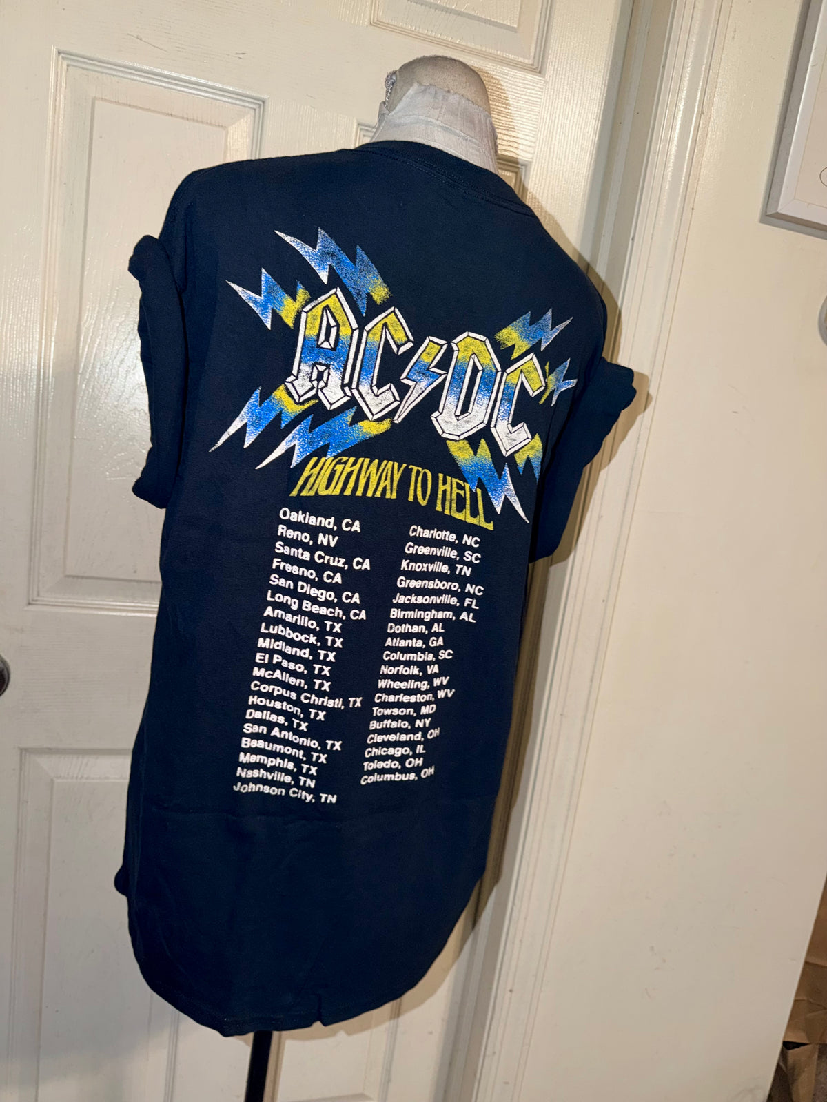 AC/DC Double Sided Oversized Tee