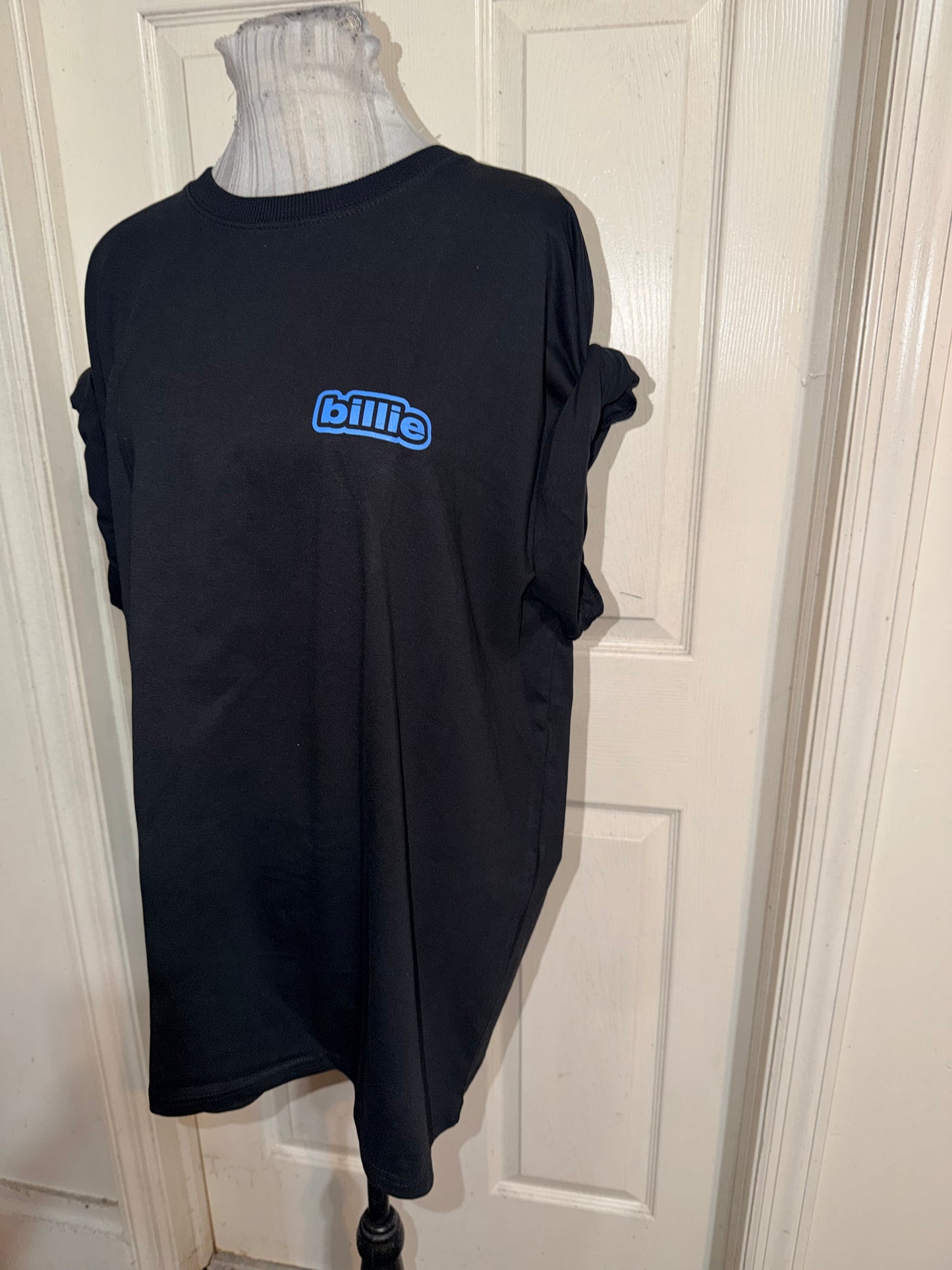 Billie Eilish Double Sided Oversized Distressed Tee