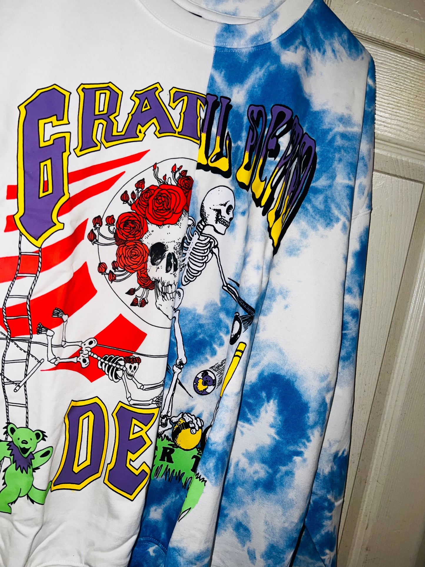 Grateful Dead Oversized Split Sweatshirt