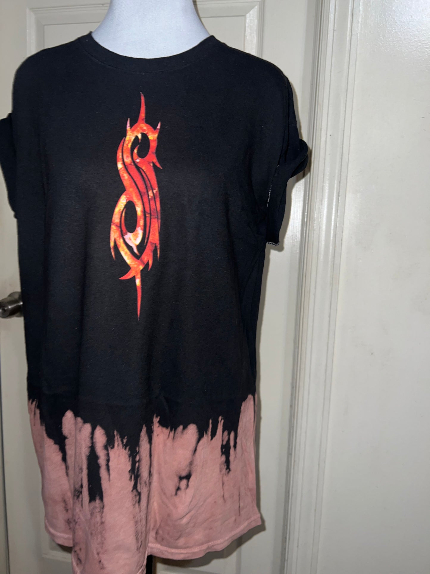 Slipknot Double Sided Oversized Distressed Tee