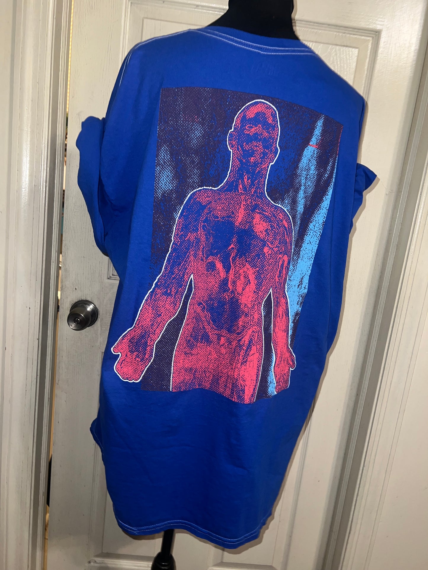 Nirvana Double Sided Oversized Distressed Tee