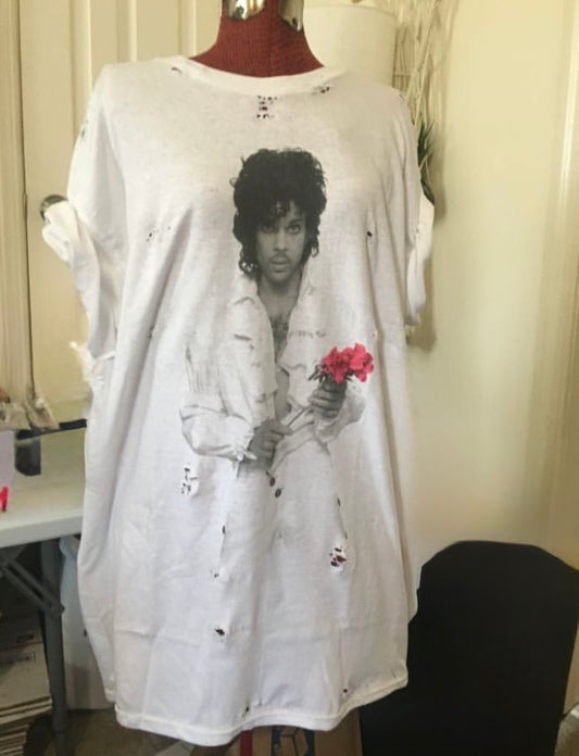 Prince Oversized Distressed Tee