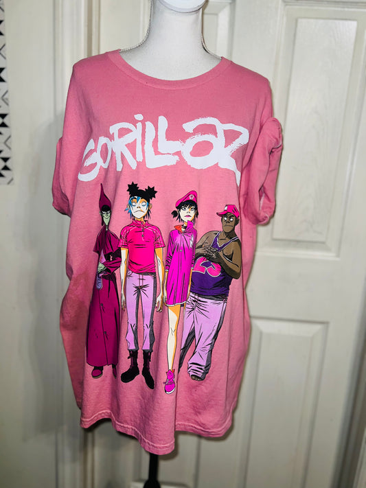 Gorillaz Oversized Distressed Tee