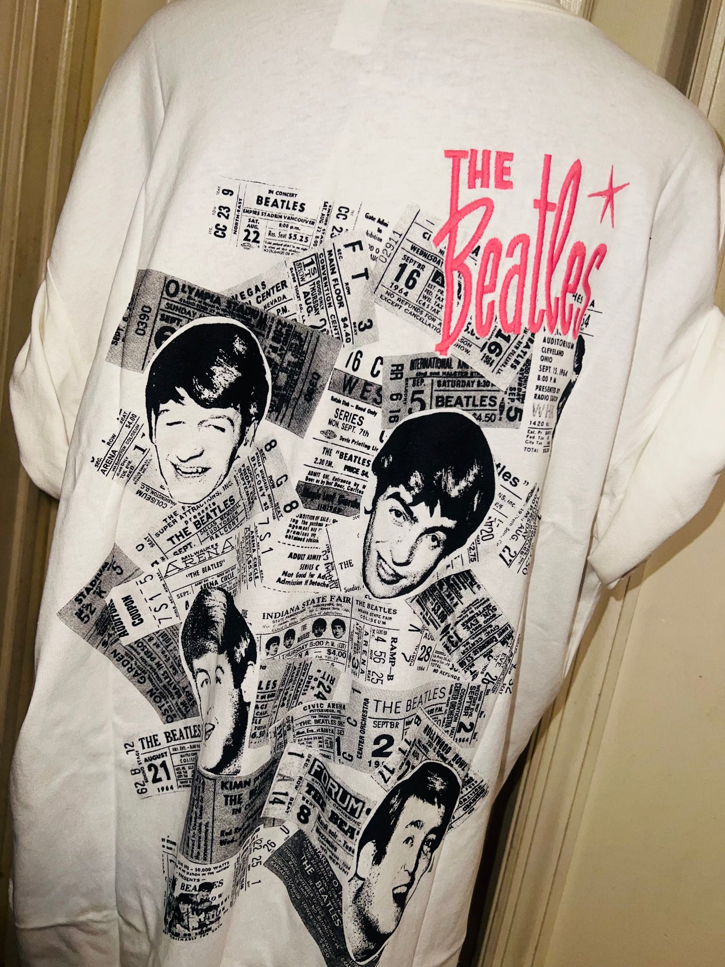 The Beatles Double Sided Oversized Tee