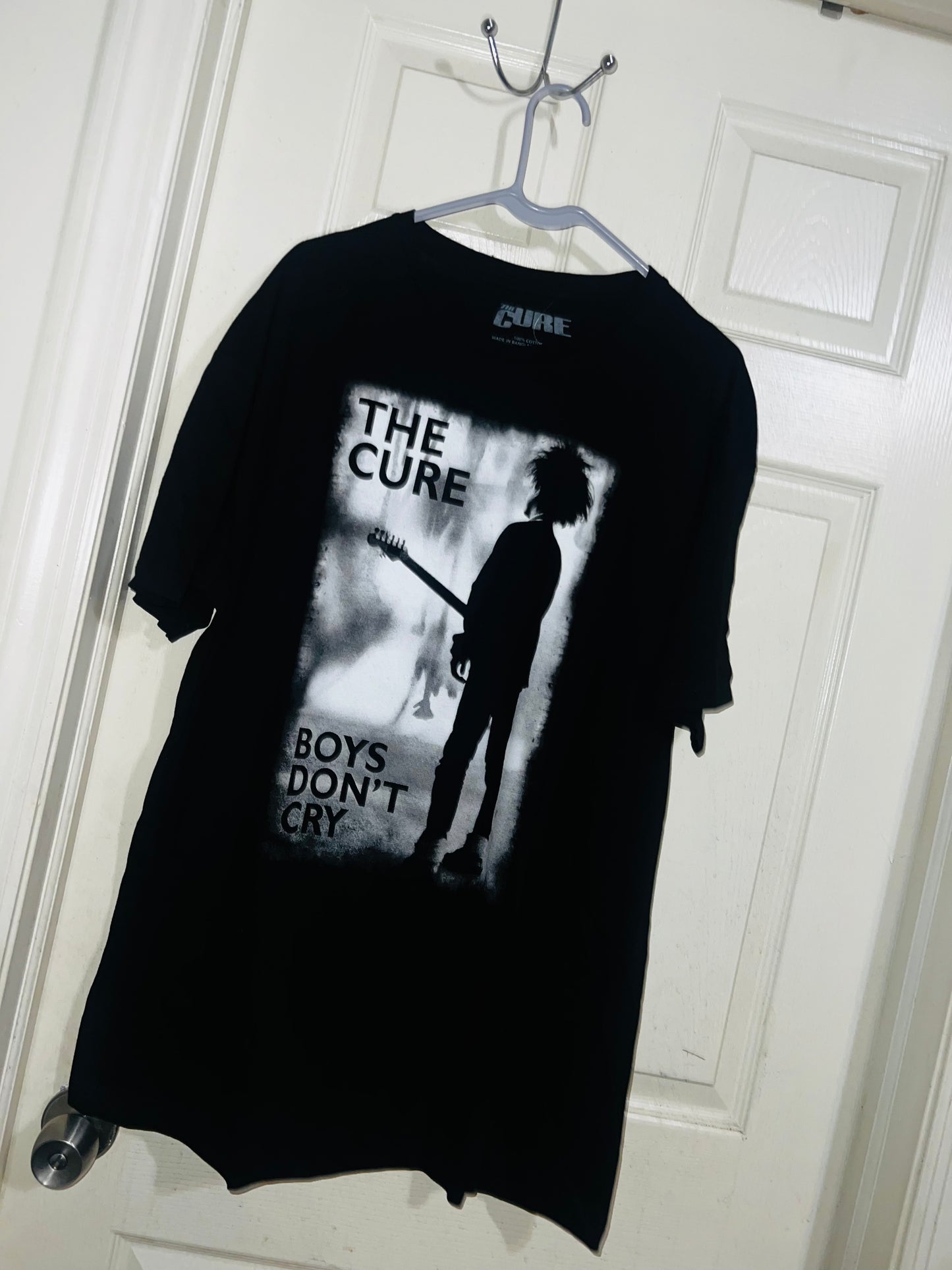 The Cure Boys Don’t Cry Oversized Distressed Tee