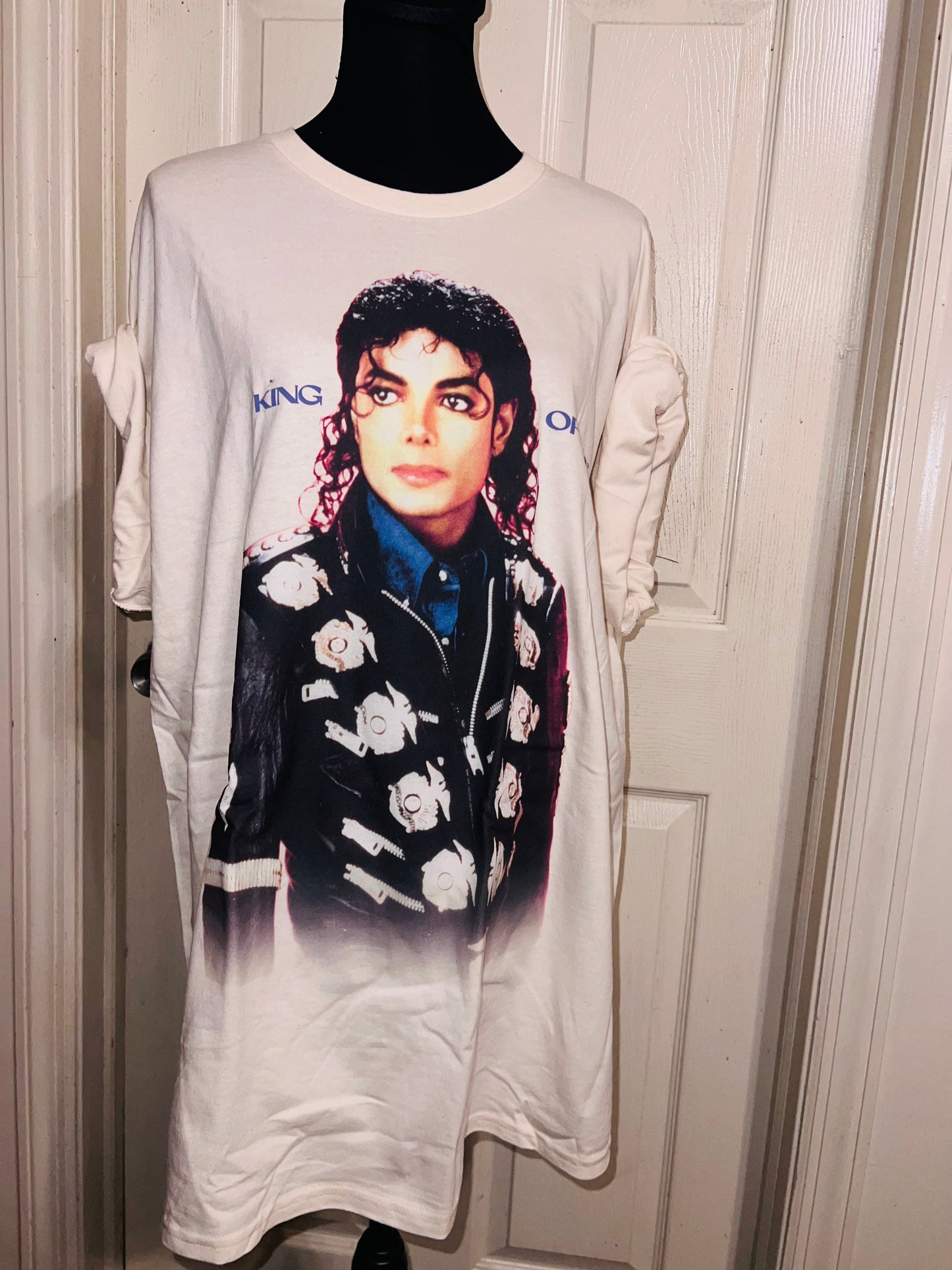 Michael Jackson Oversized Distressed Tee