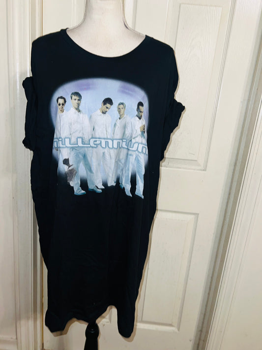 Backstreet Boys Oversized Distressed Tee
