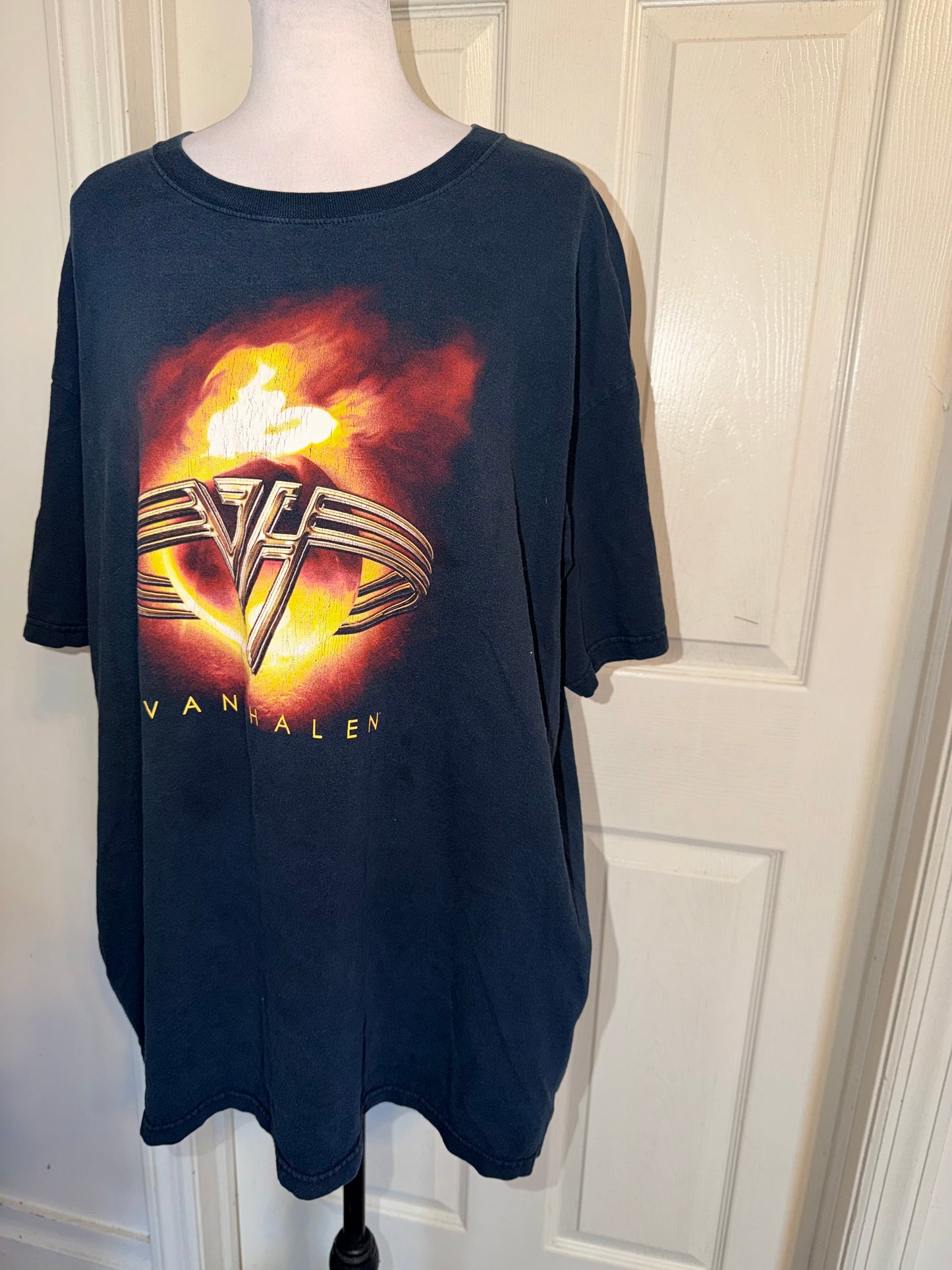 Van Halen Vintage Double Sided Oversized Distressed Tee