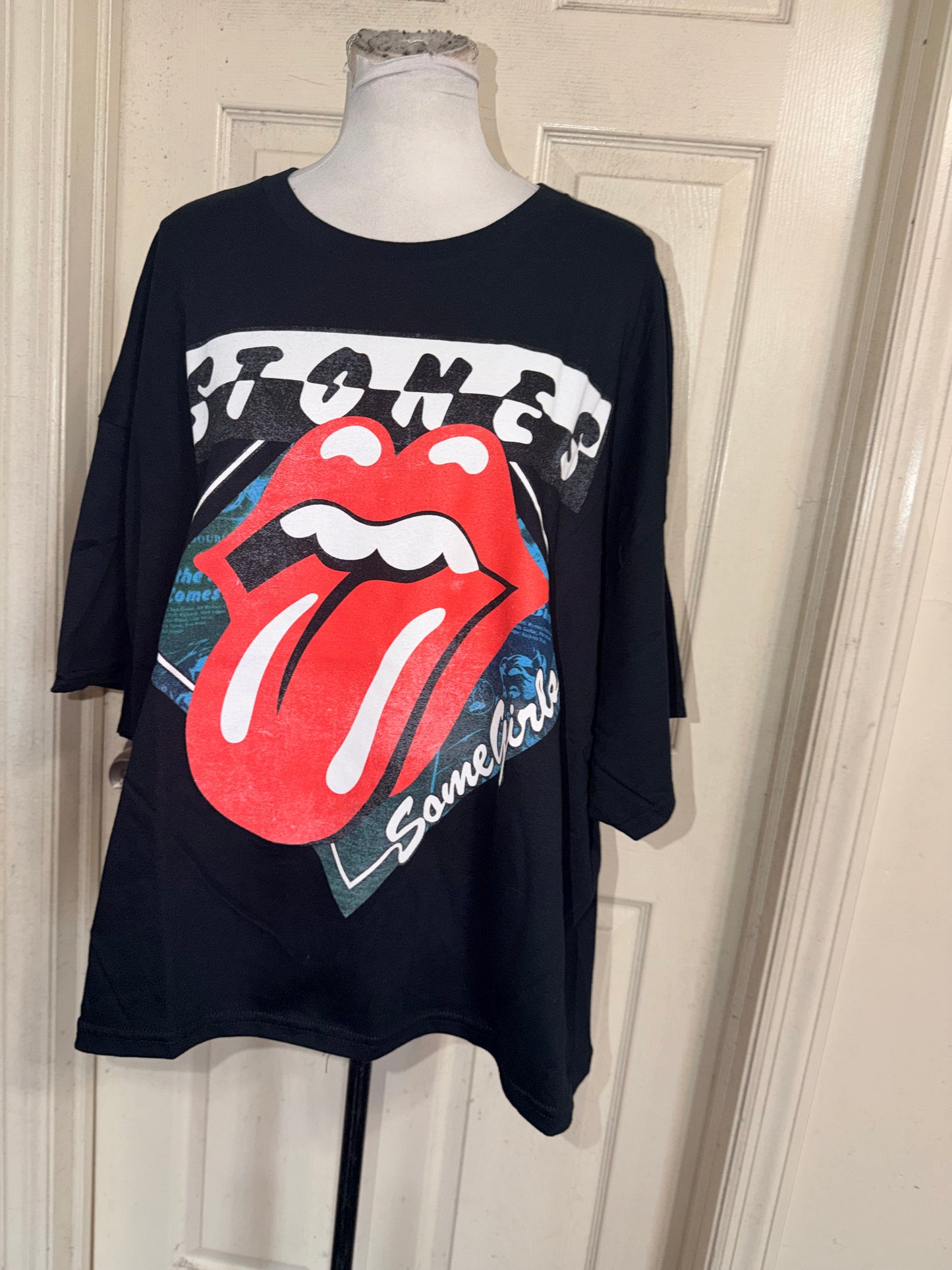 The Rolling Stones Oversized Distressed Tee