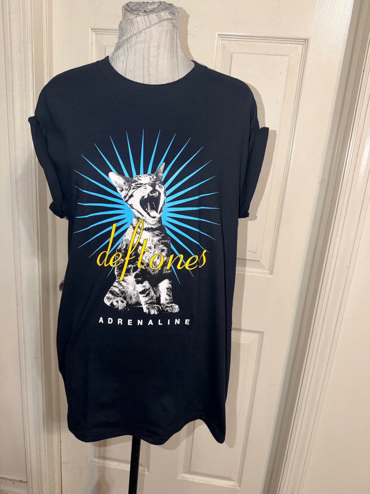 Deftones Oversized Distressed Tee
