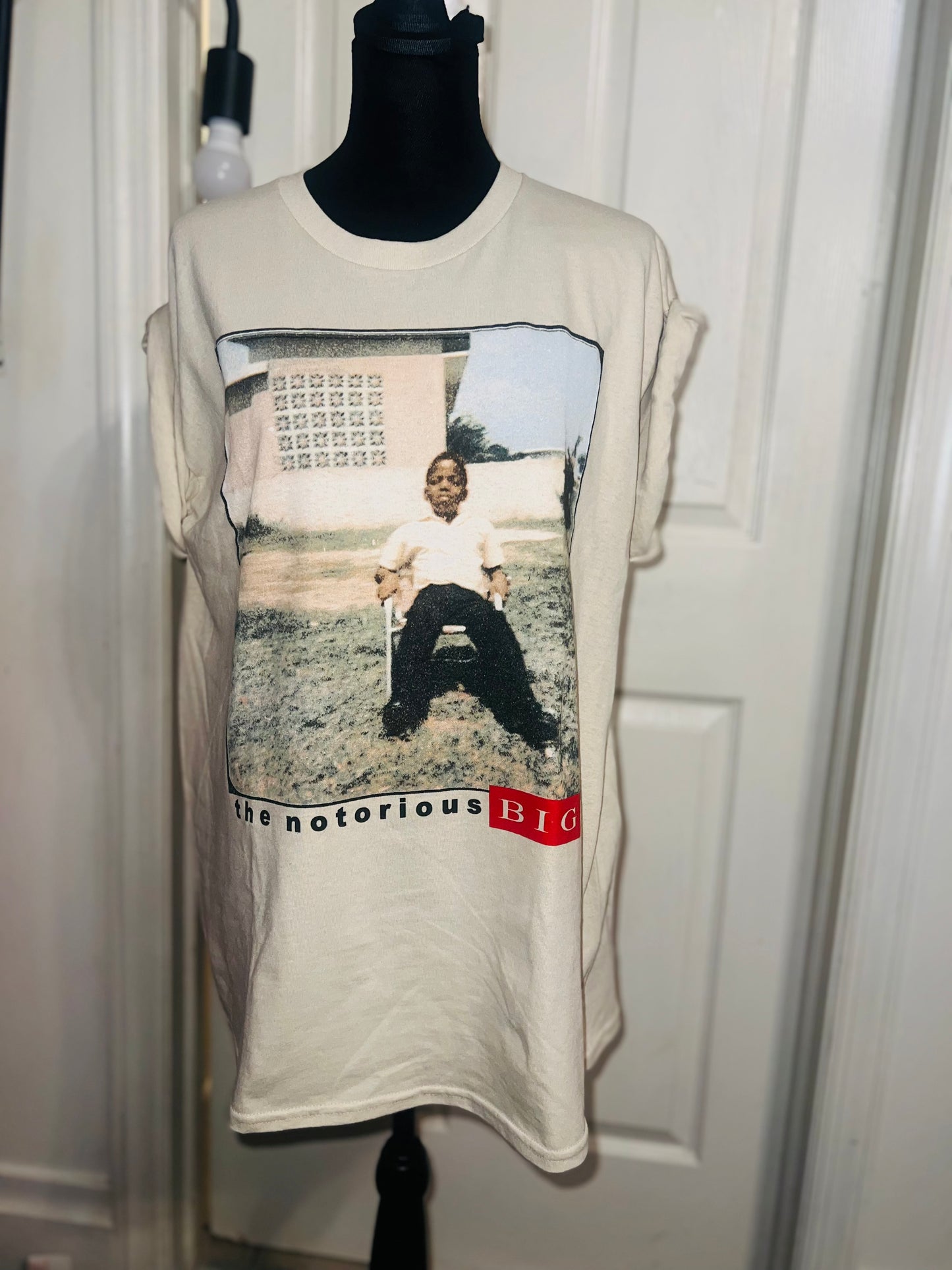 Notorious BIG Oversized Distressed Tee
