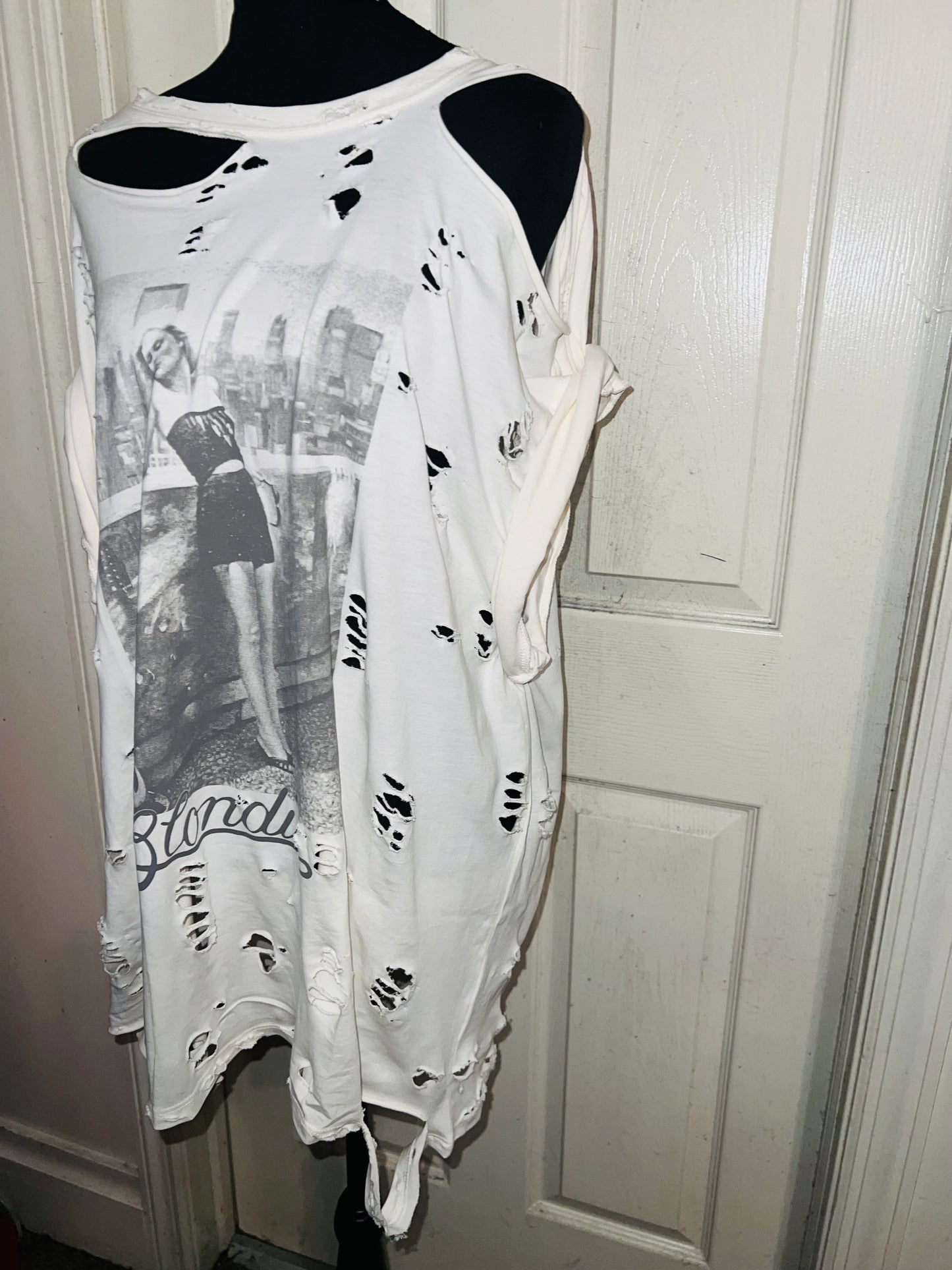 Blondie Oversized Distressed Tee (AS IS)