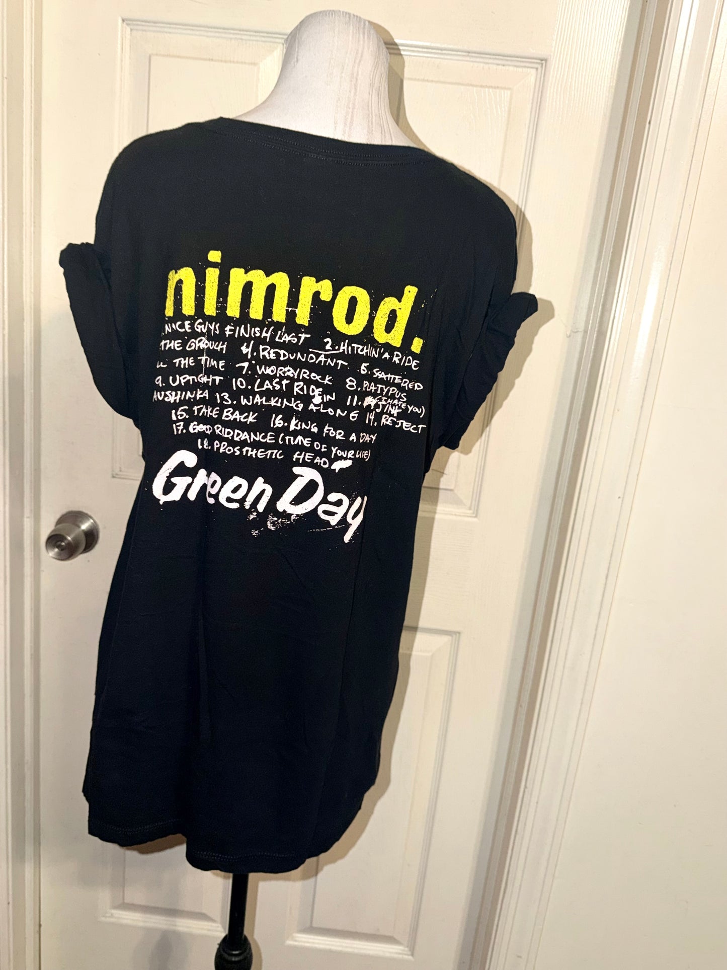 Green Day Double Sided Tee