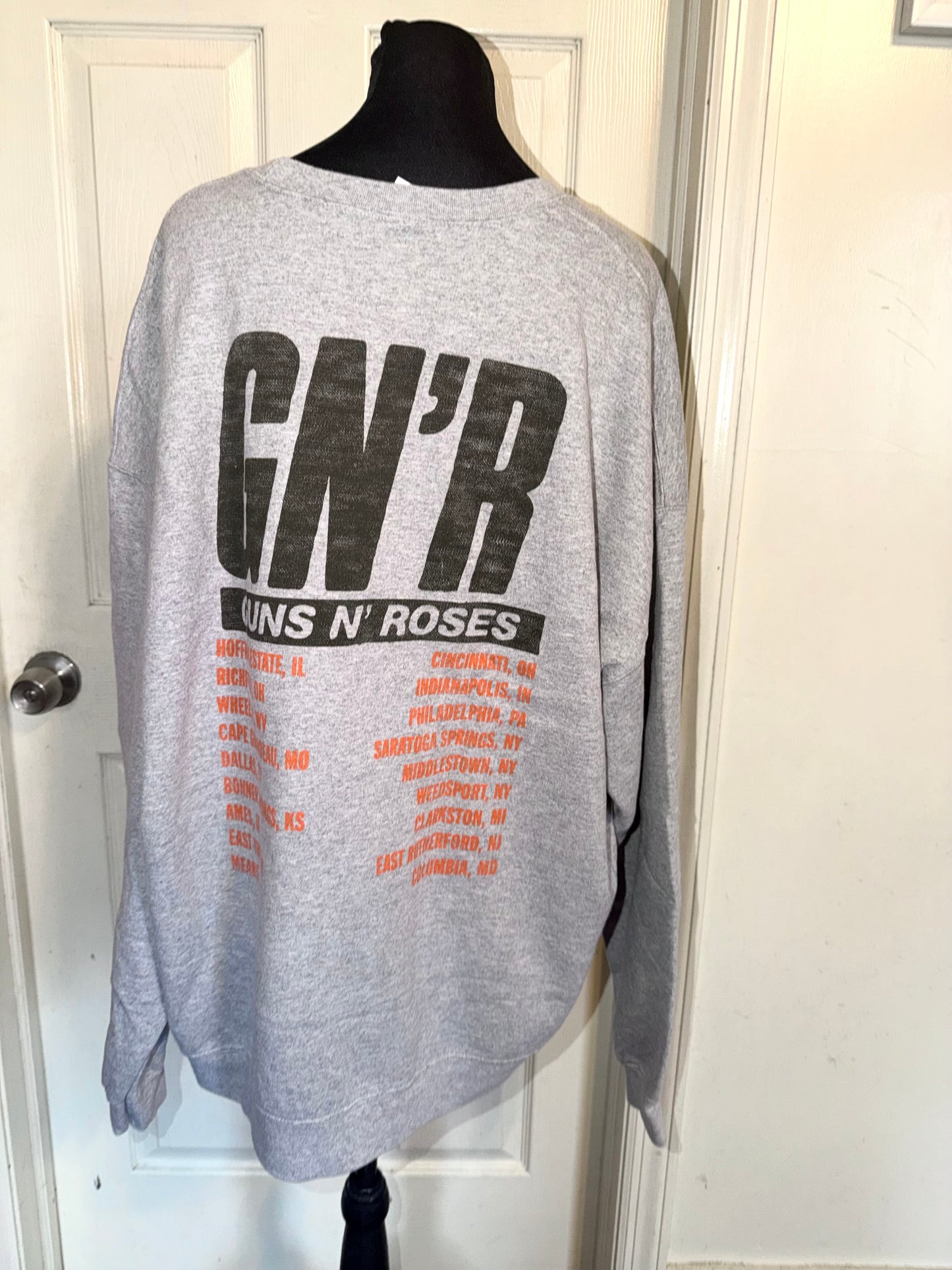 Guns N’ Roses Double Sided Oversized Sweatshirt