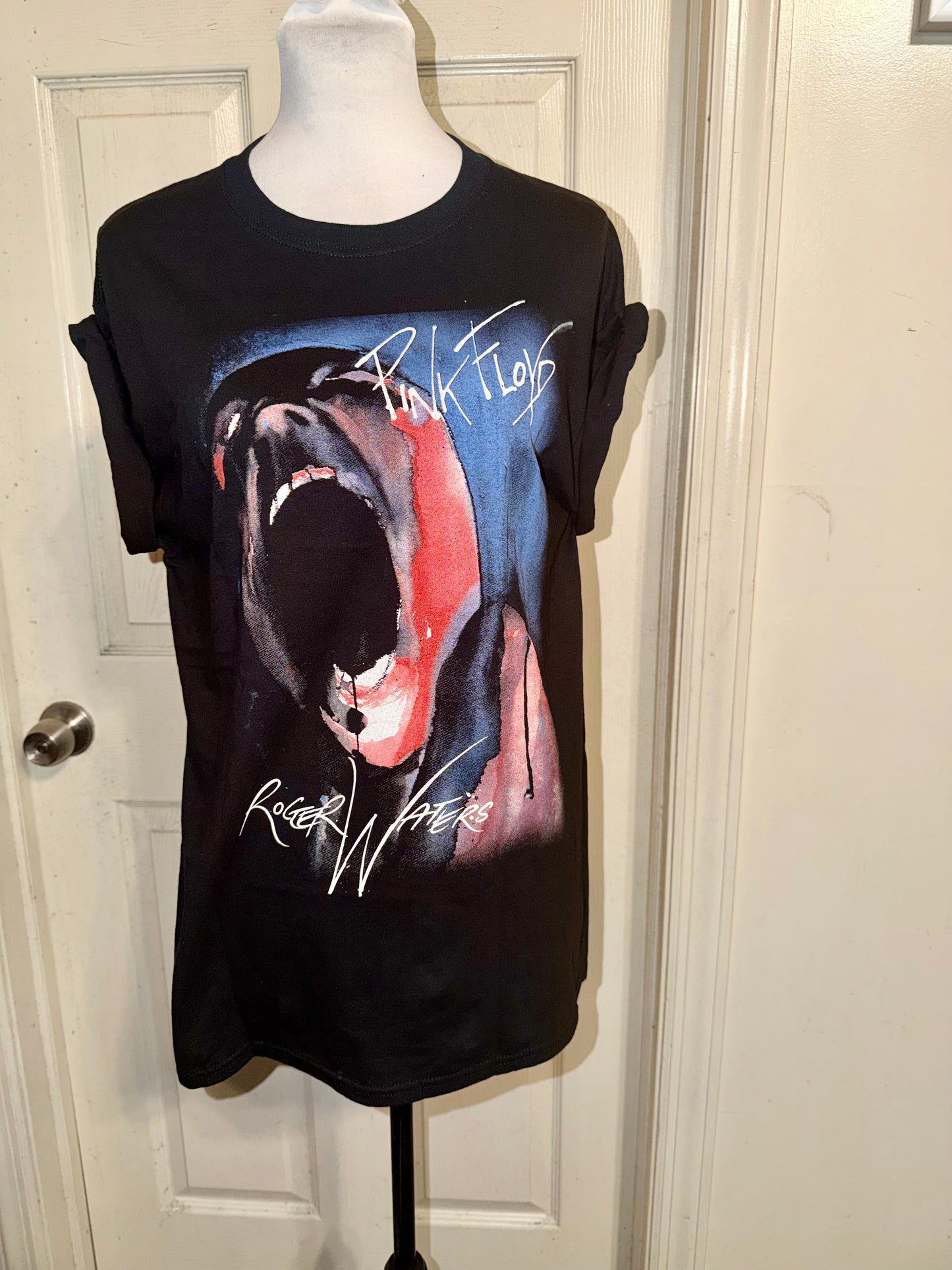 Pink Floyd Roger Waters Oversized Double Sided Distressed Tee