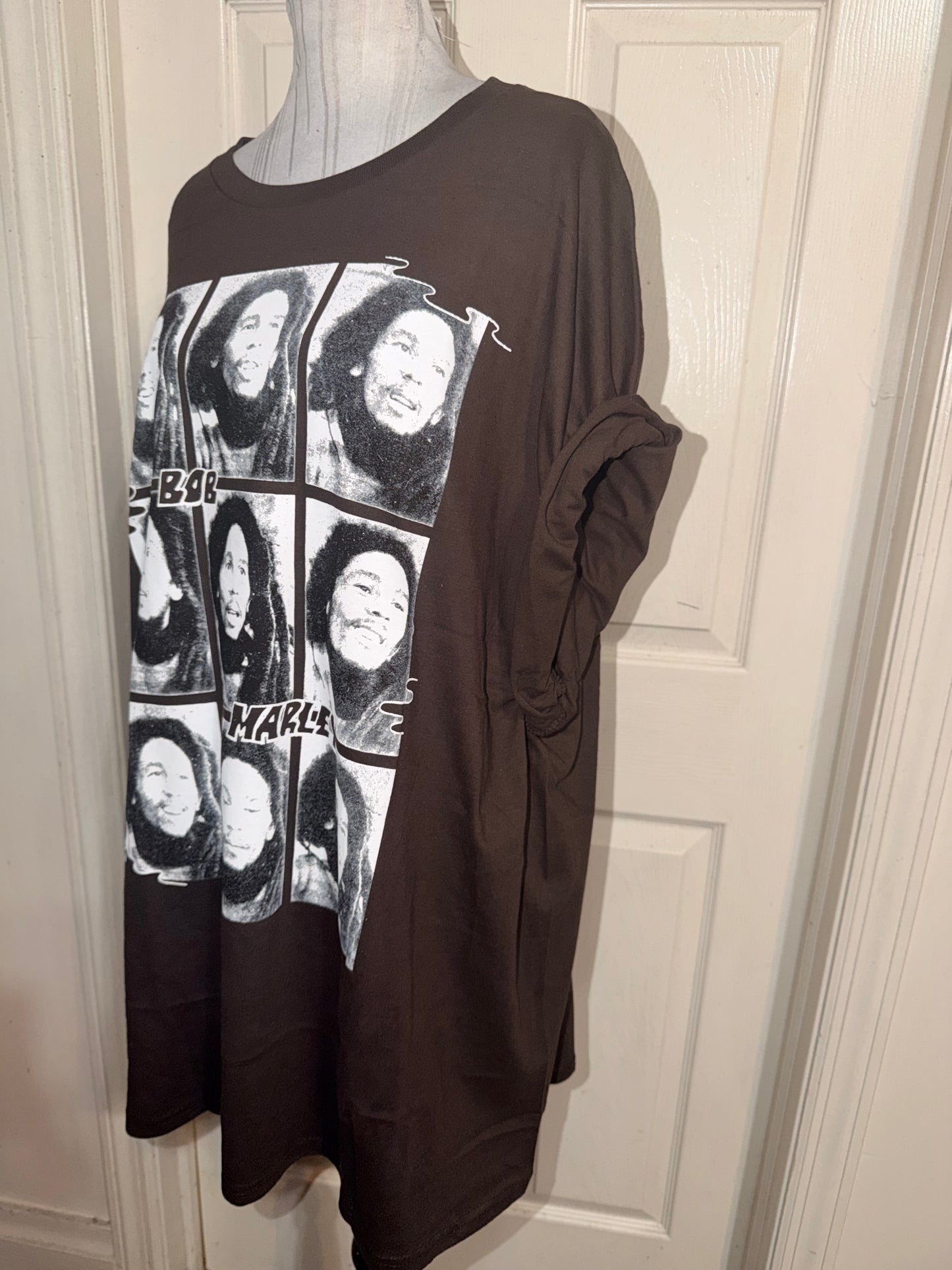 Bob Marley Oversized Distressed Tee