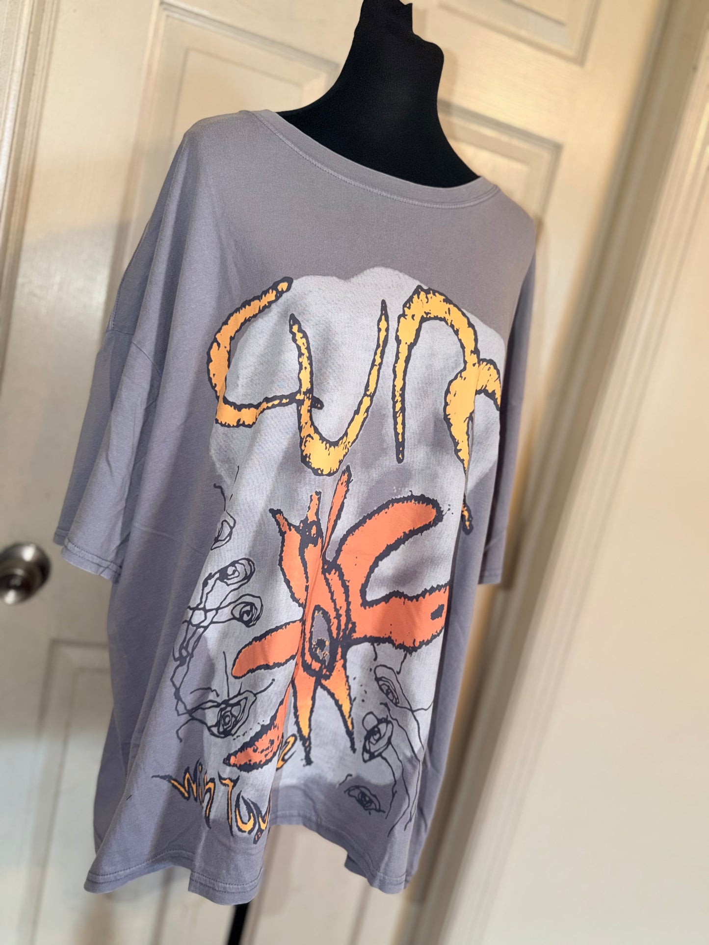 The Cure Oversized Distressed Tee