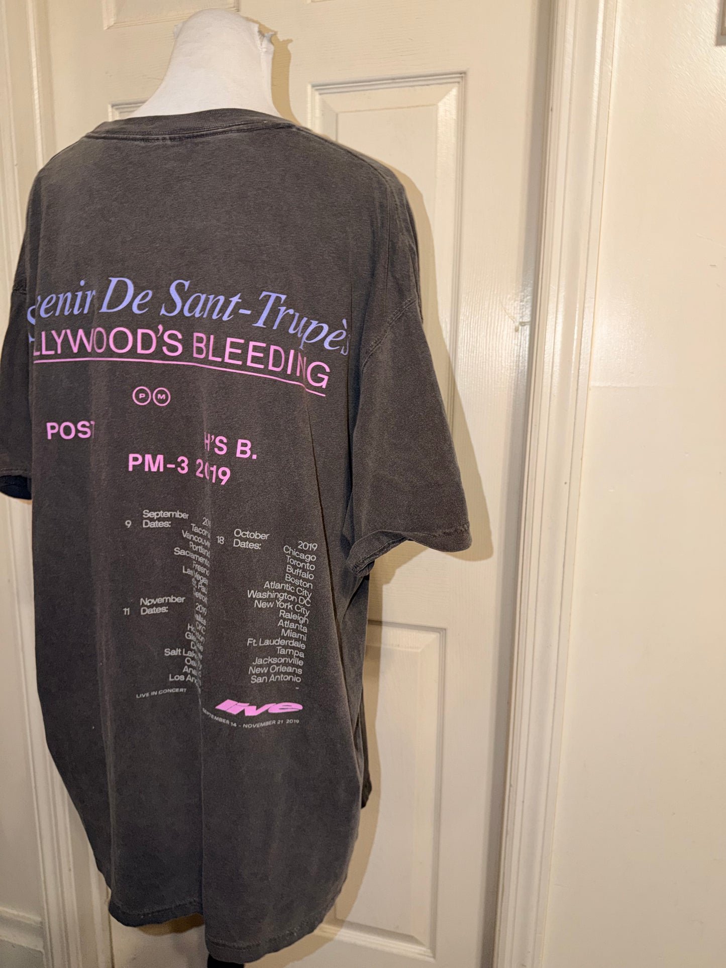 Post Malone Double Sided Oversized Tee