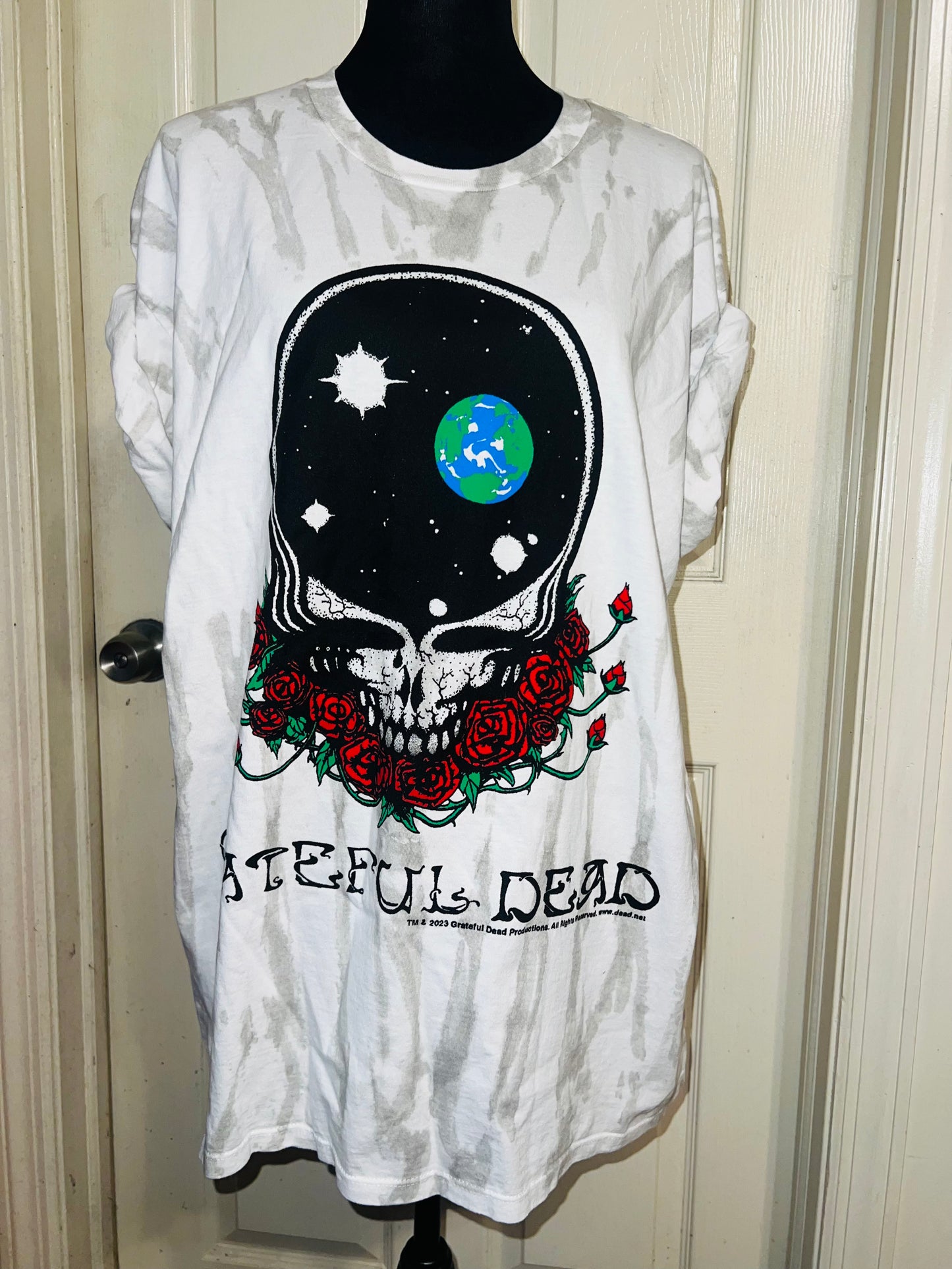 Grateful Dead Oversized Distressed Tee