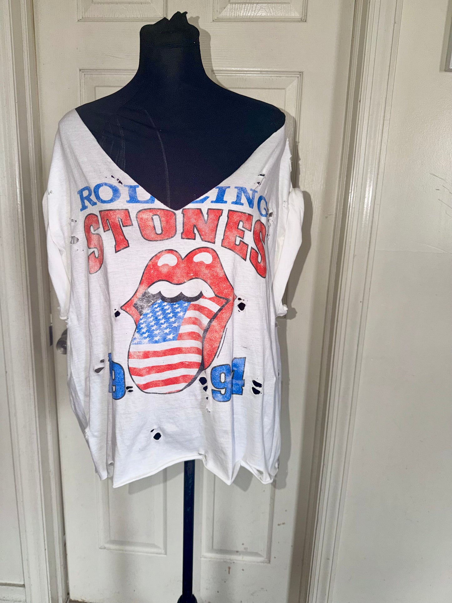 The Rolling Stones Open Back Bow Tee (as is)