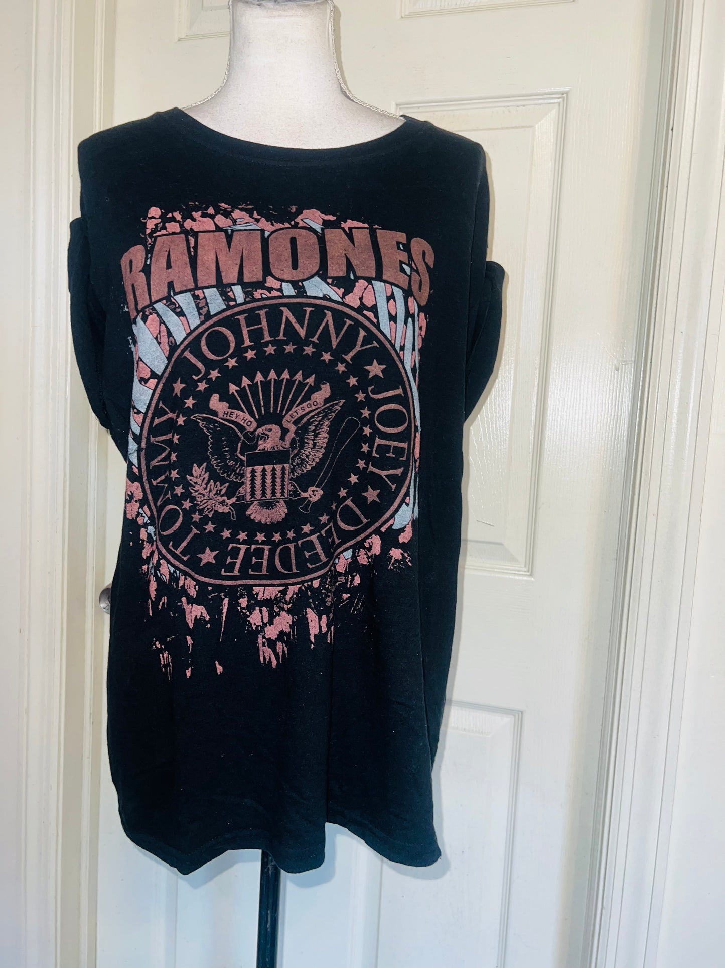 Ramones Oversized Distressed Tee
