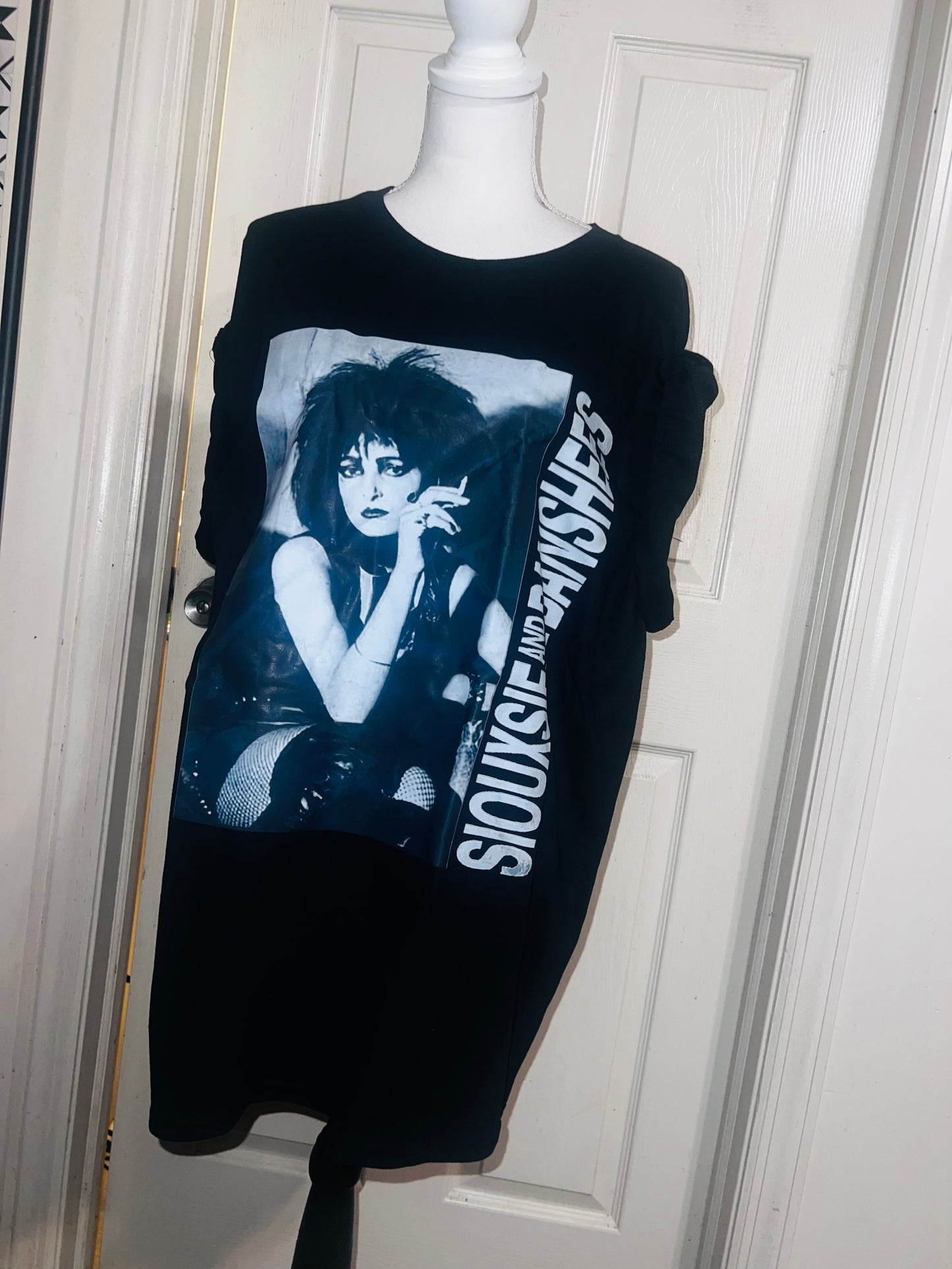 Siouxsie and the Banshees Oversized Distressed Tee