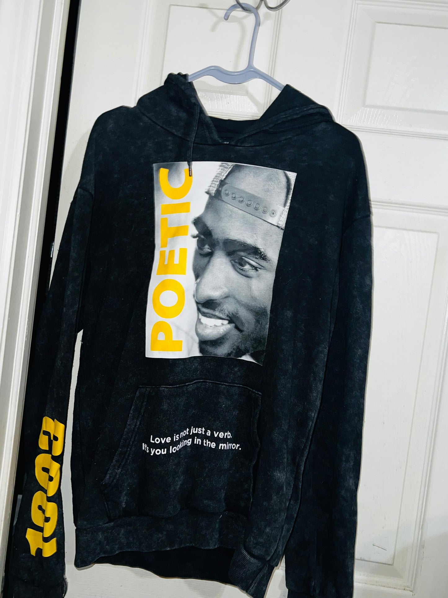 Tupac Oversized Hooded Sweatshirt