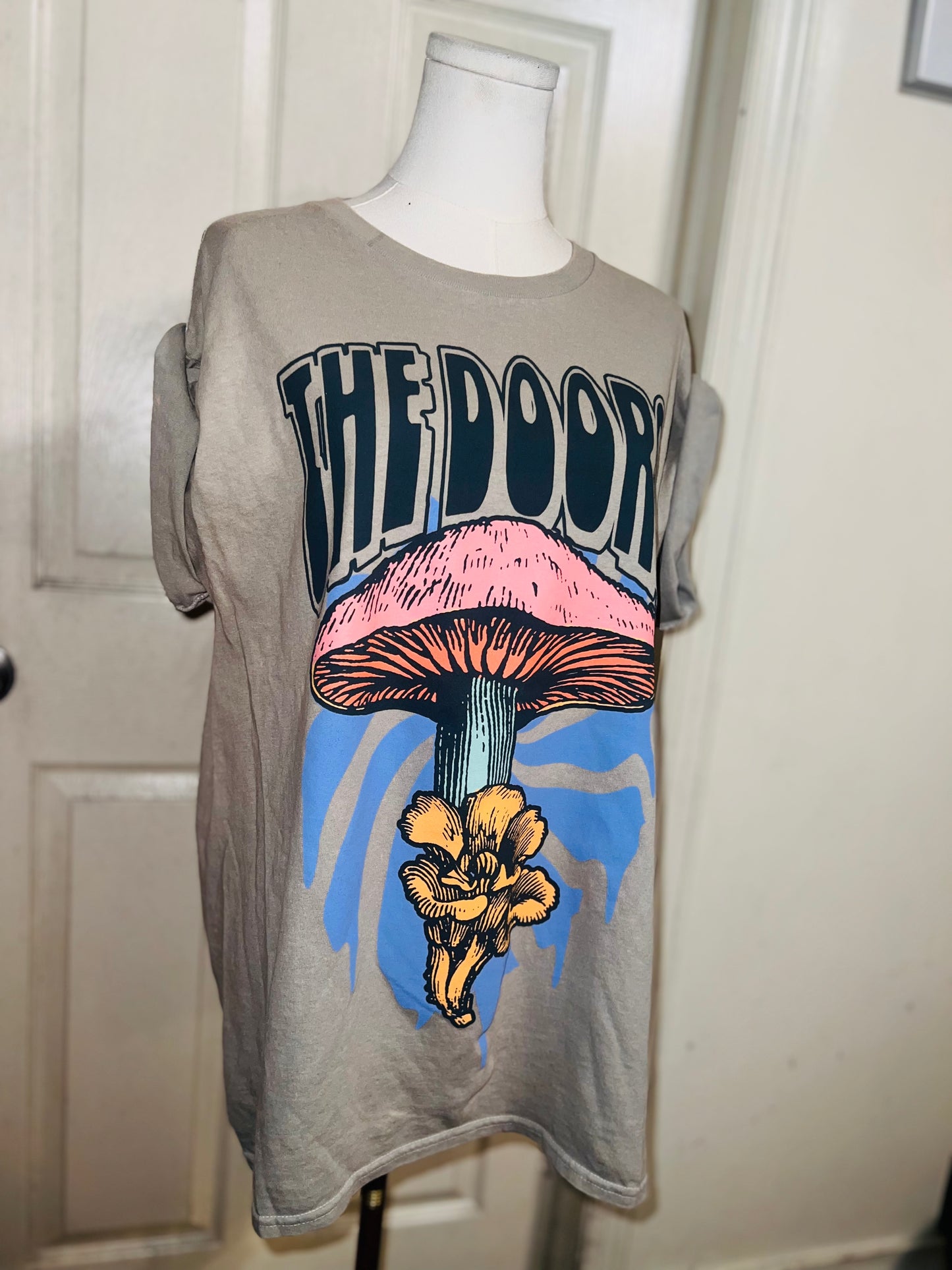 The Doors Double Sided Oversized Distressed Tee