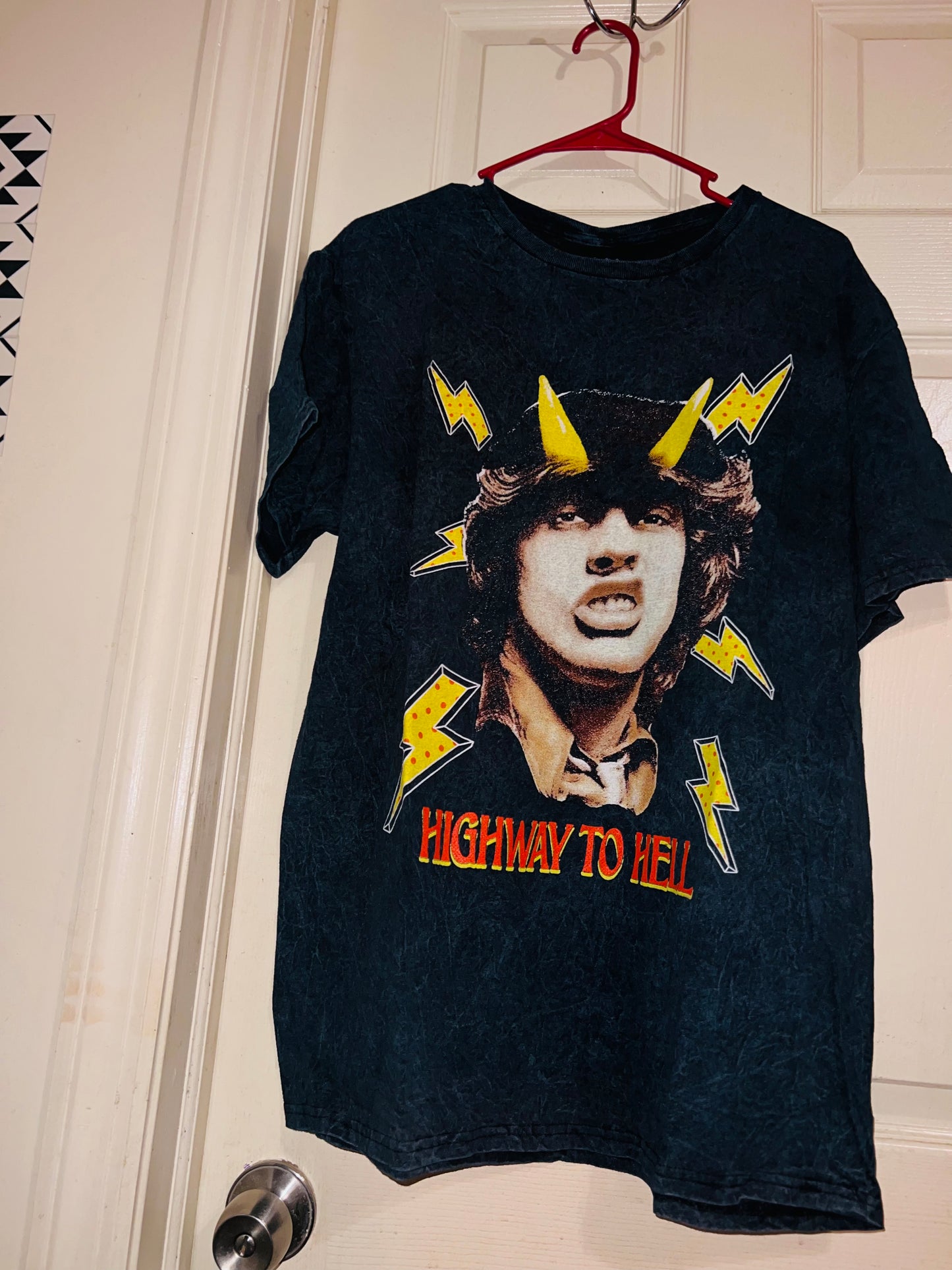 AC/DC Angus Young Highway to Hell Oversized Tee