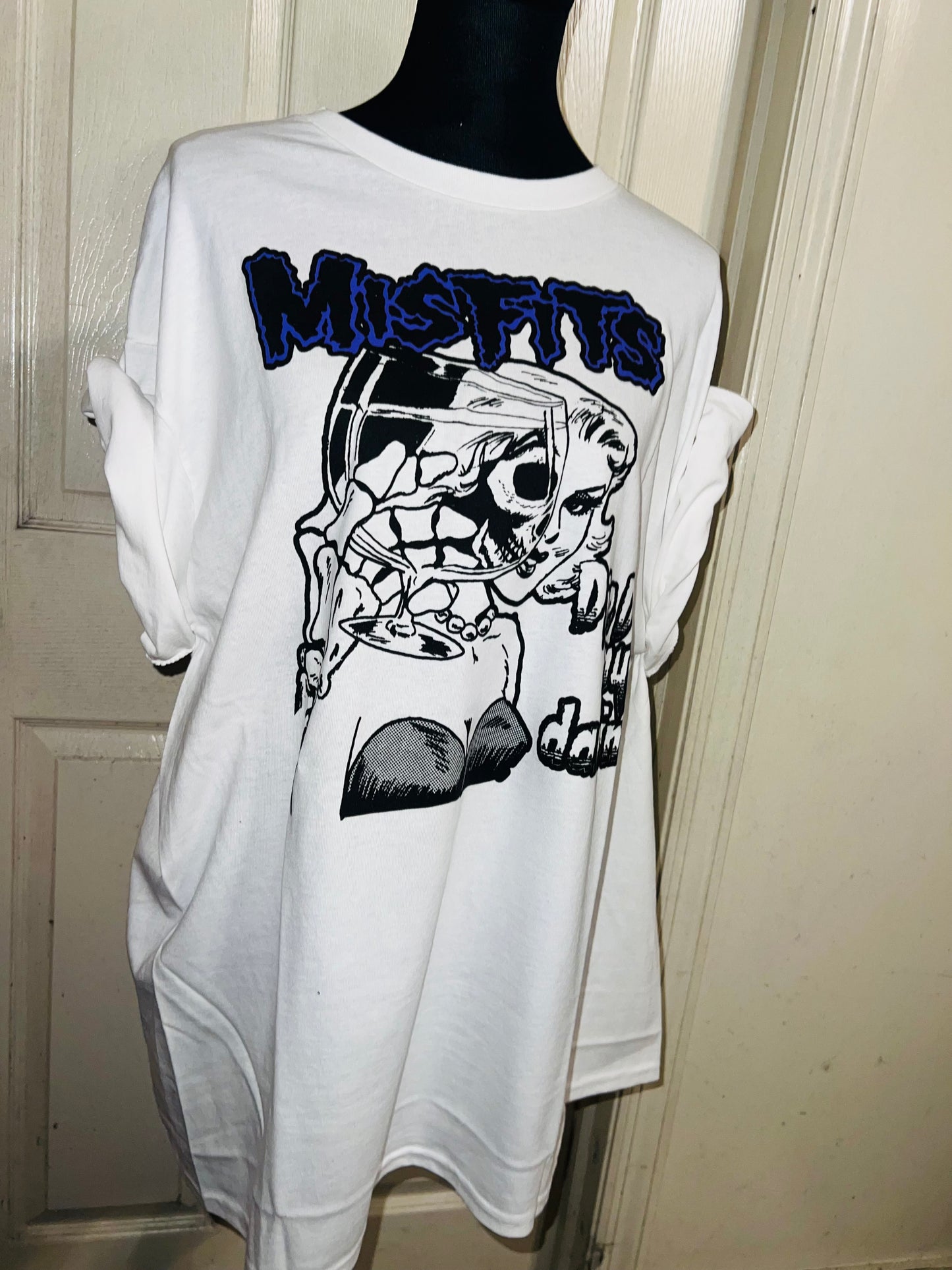 Misfits Oversized Distressed Tee