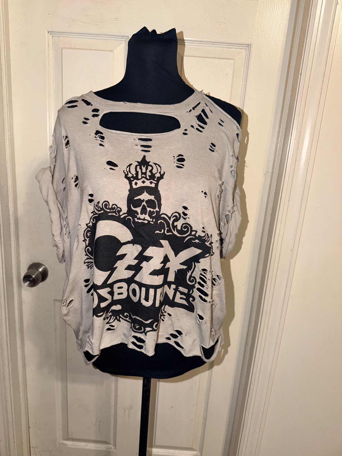 Ozzy Osbourne Oversized Distressed Tee (As Is)