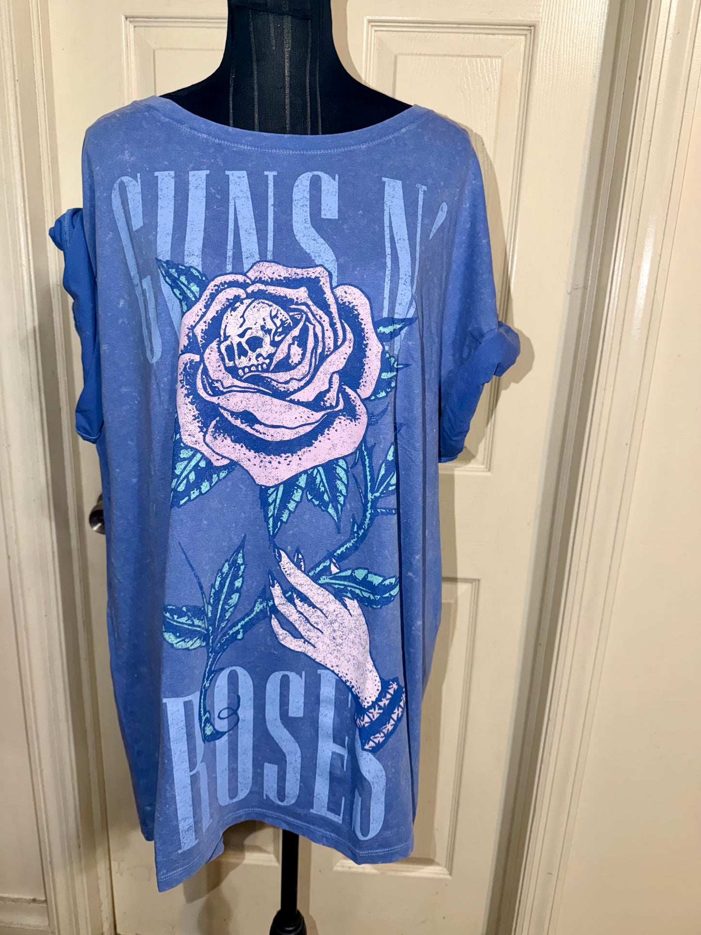 Guns N’ Roses Double Sided Oversized Distressed Tee
