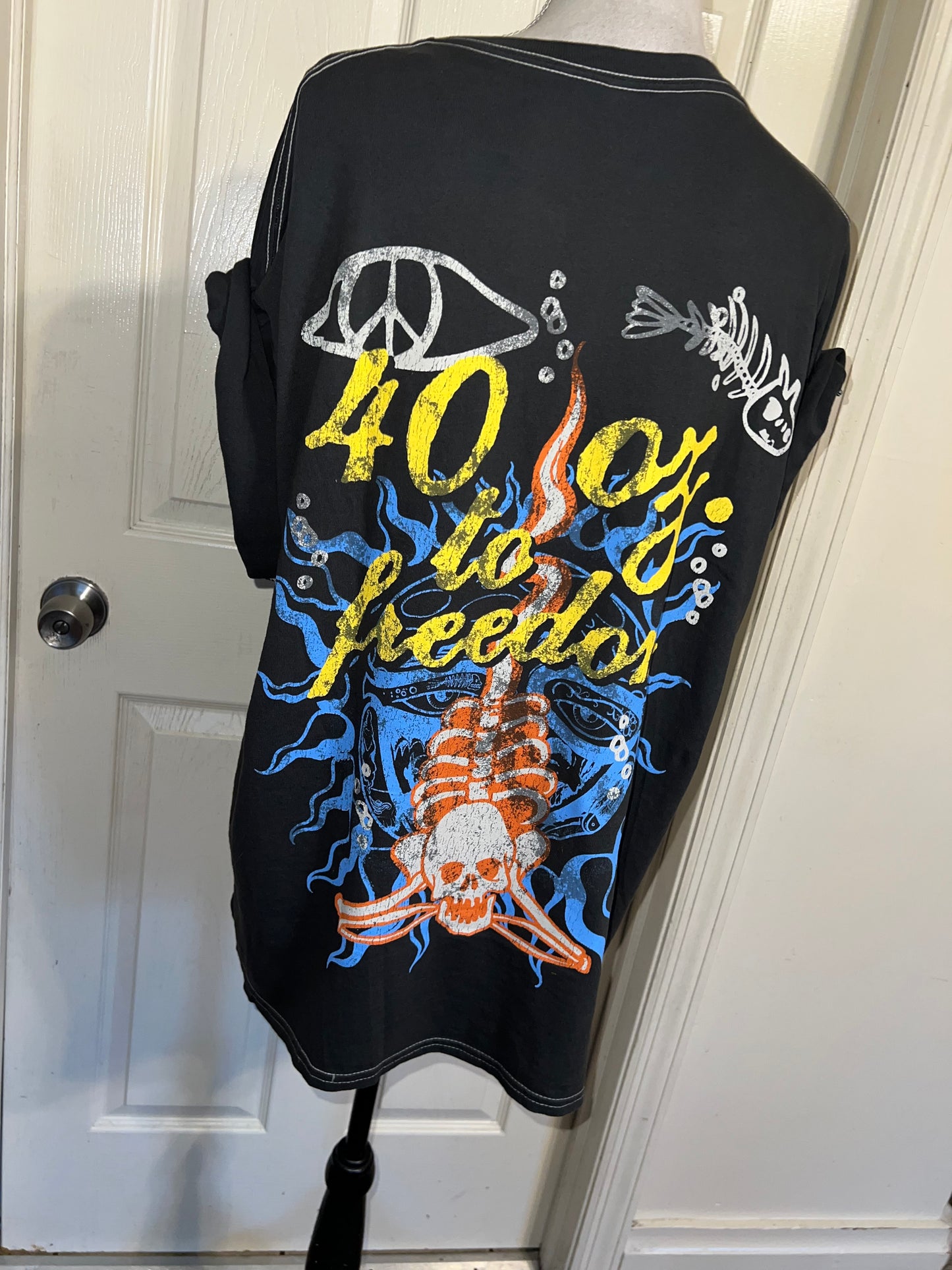 Sublime Double Sided Oversized Distressed Tee