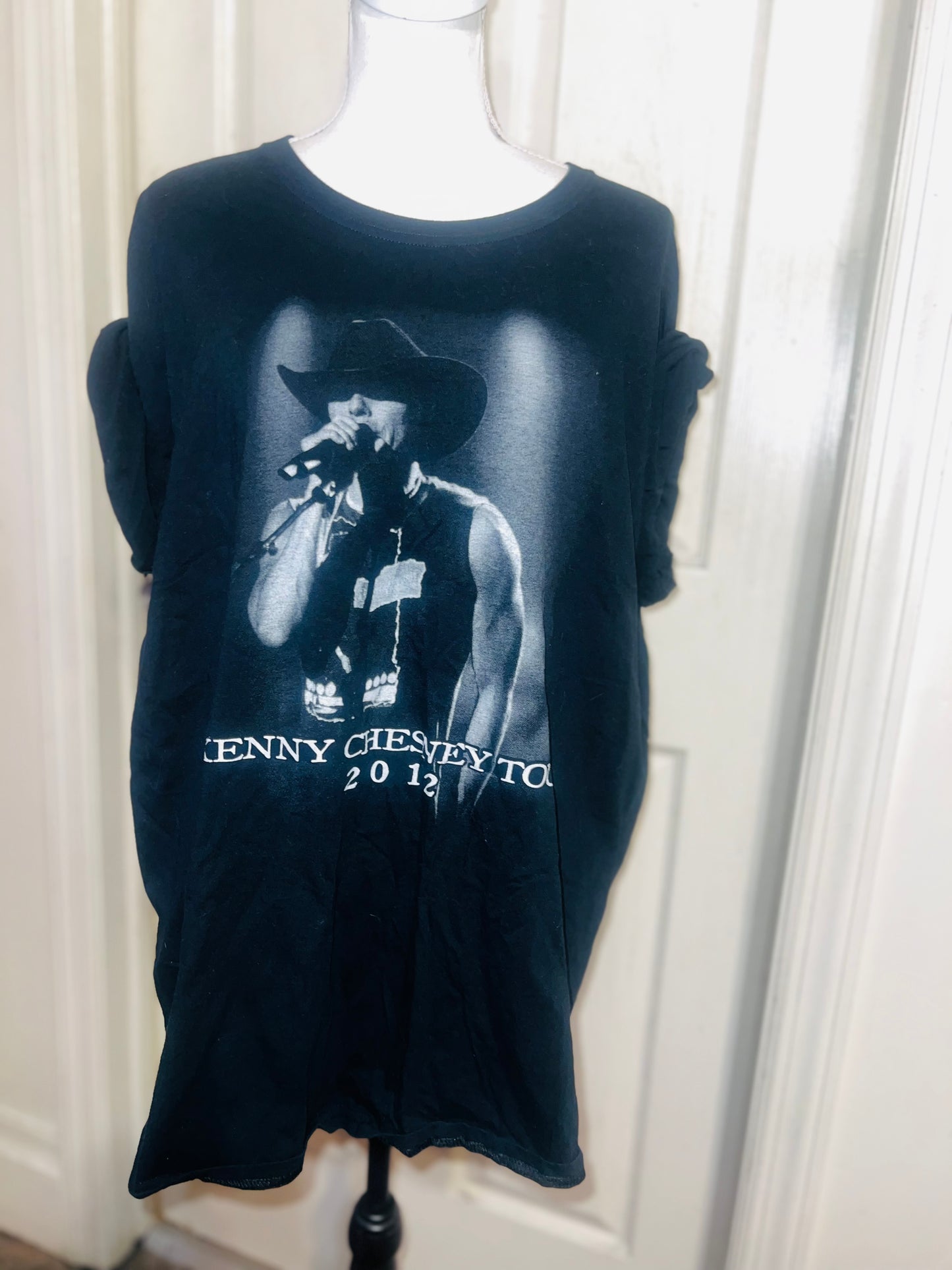 Kenny Chesney Double Sided Oversized Distressed Tee