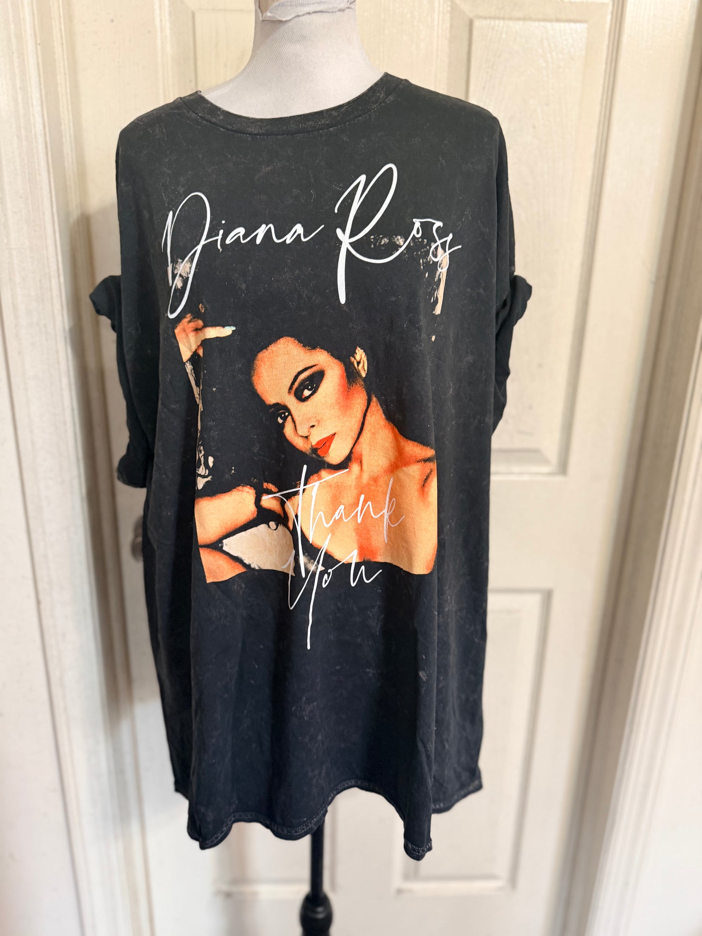 Diana Ross Oversized Distressed Tee