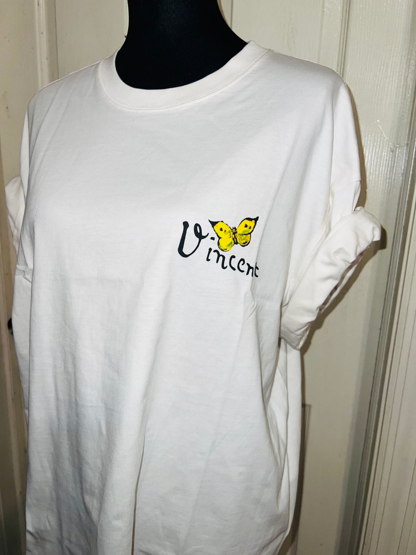 Vincent Van Gogh Double Sided Distressed Tee