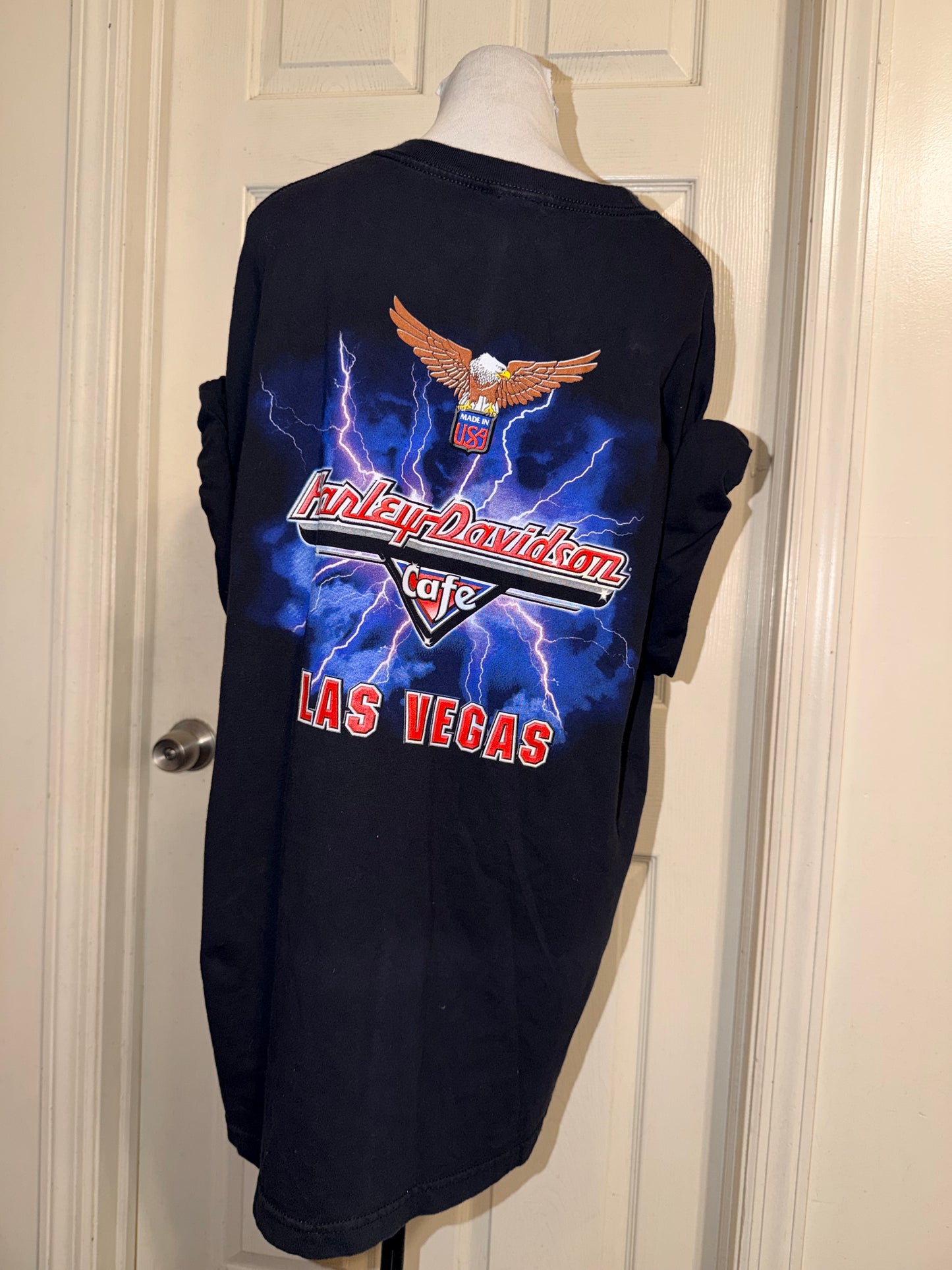 Harley Davidson Vintage Double Sided Oversized Tee