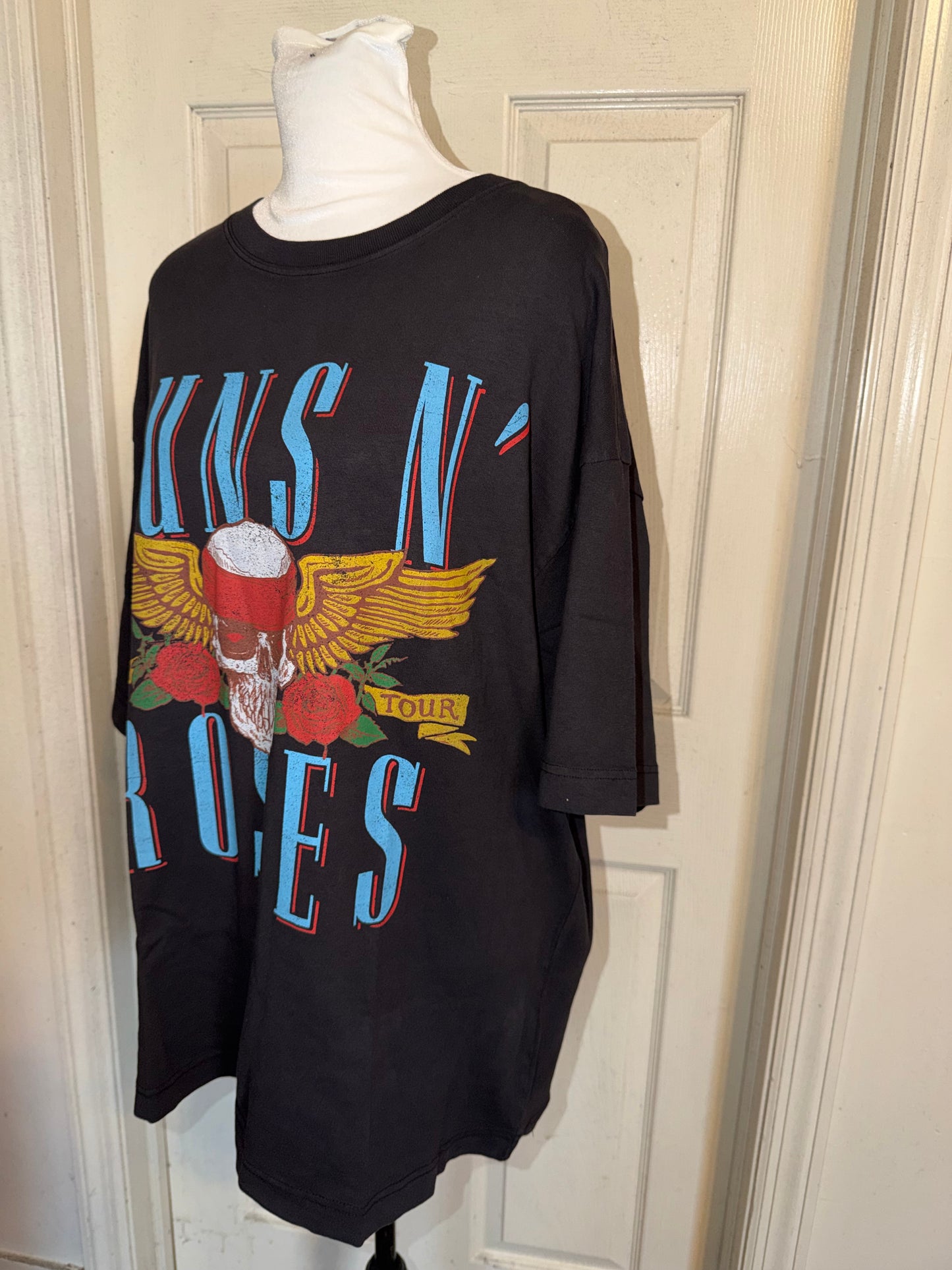 Guns N’ Roses Double Sided Oversized Distressed Tee