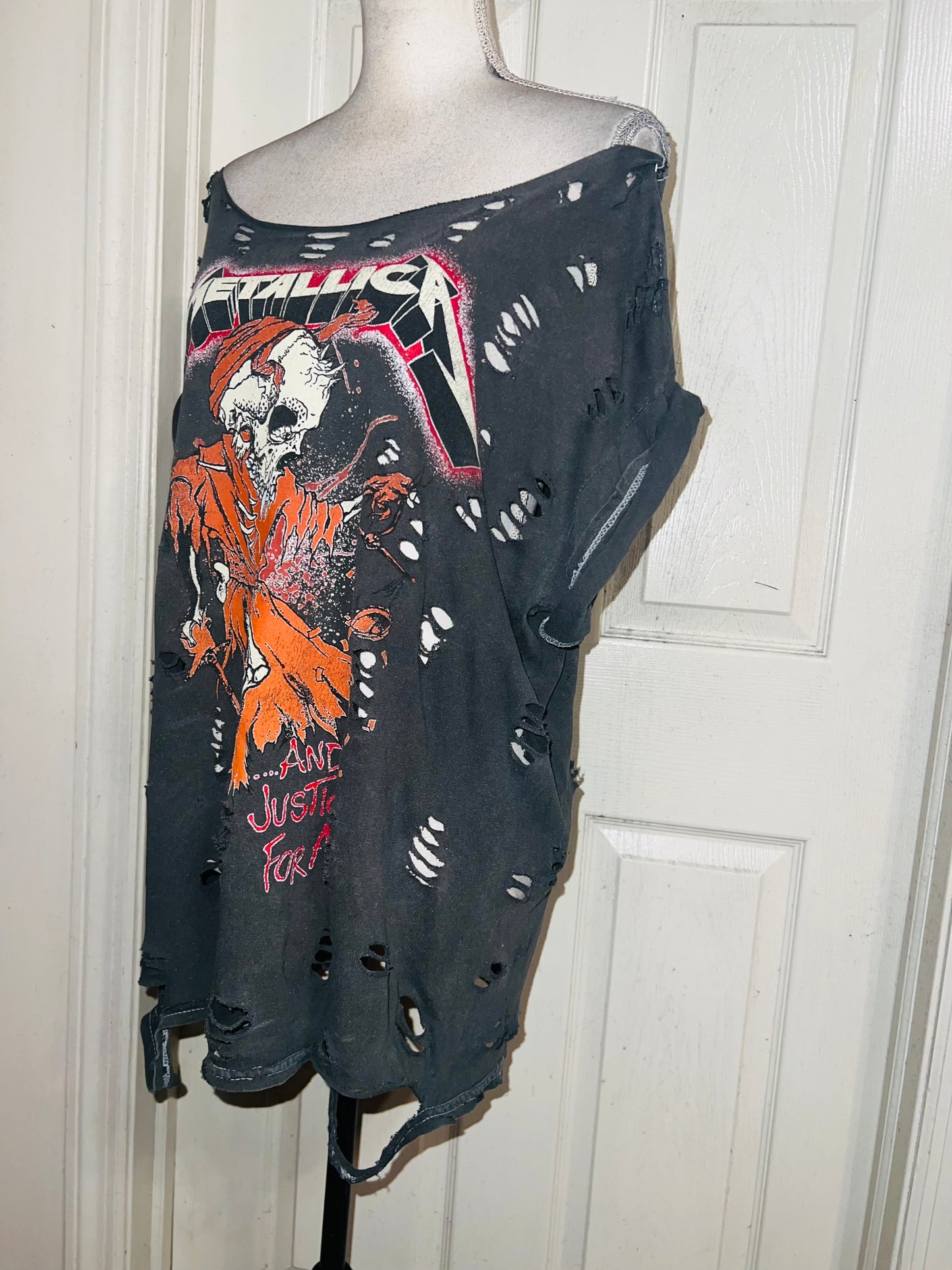 Metallica Oversized Distressed Tee (As Is)