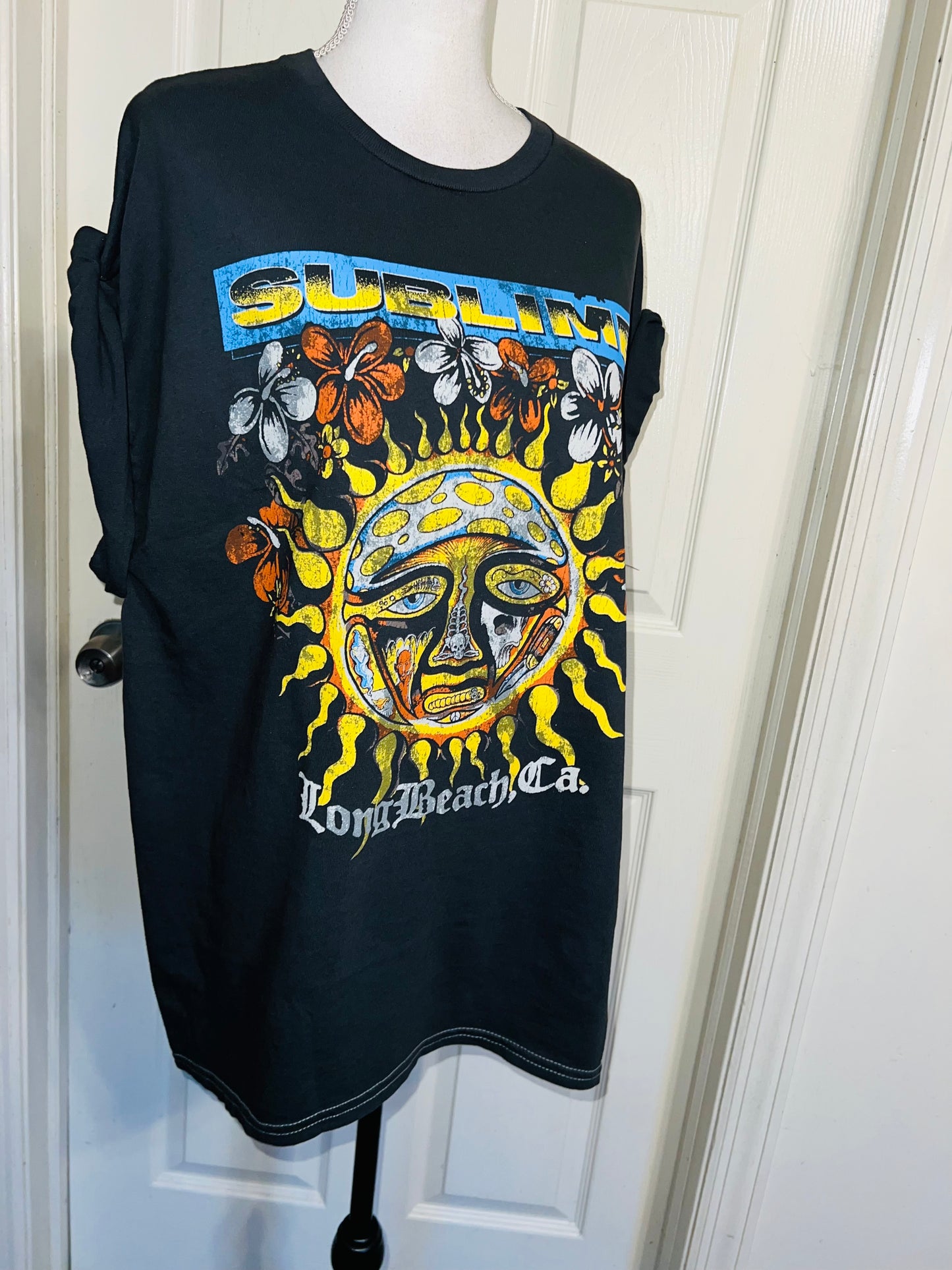 Sublime Double Sided Oversized Distressed Tee
