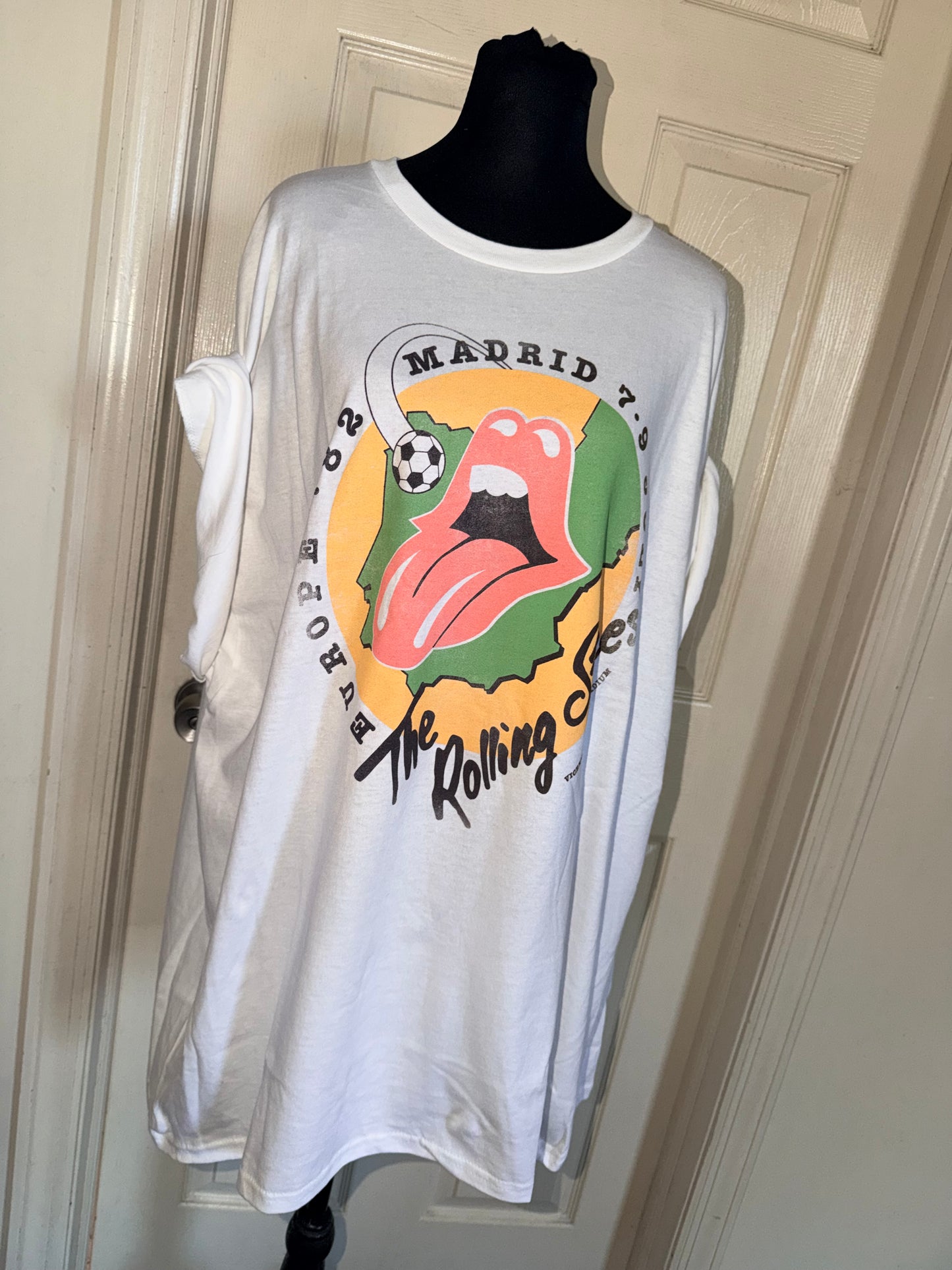 The Rolling Stones Oversized Distressed Tee