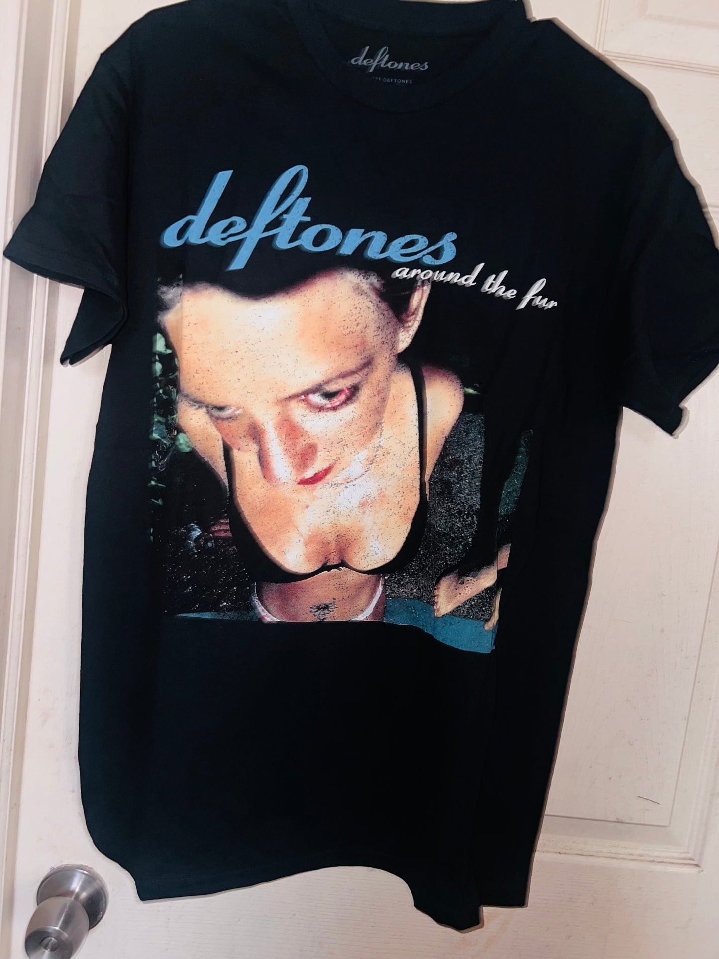 Deftones Around the Fur Oversized Distressed Tee