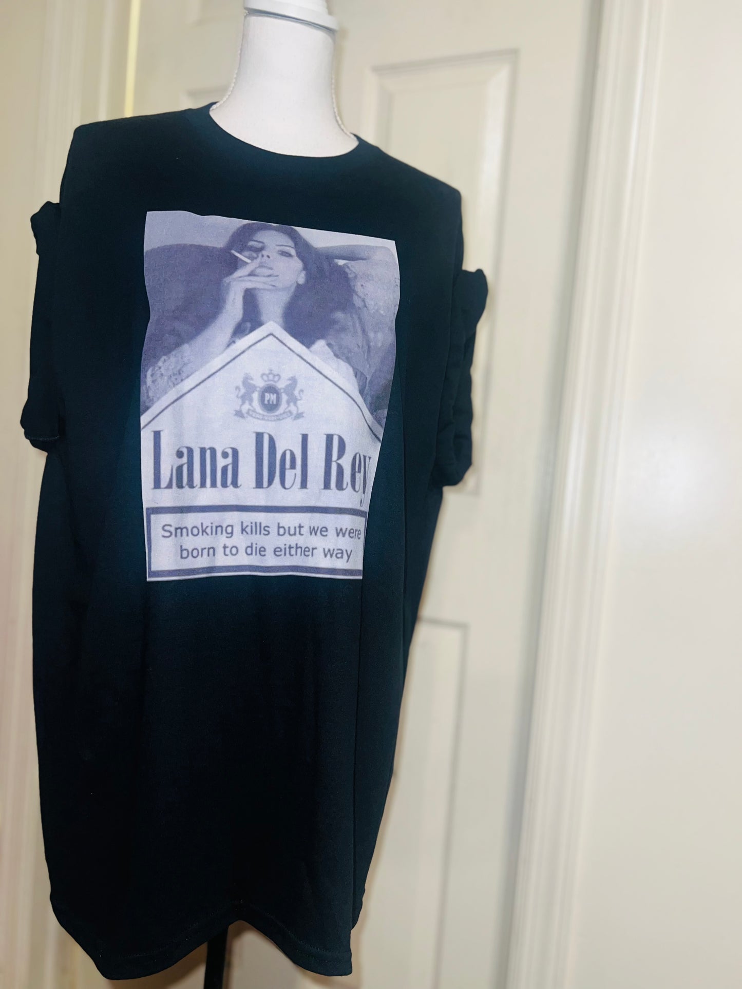 Lana Del Rey Born to Die Oversized Distressed Tee