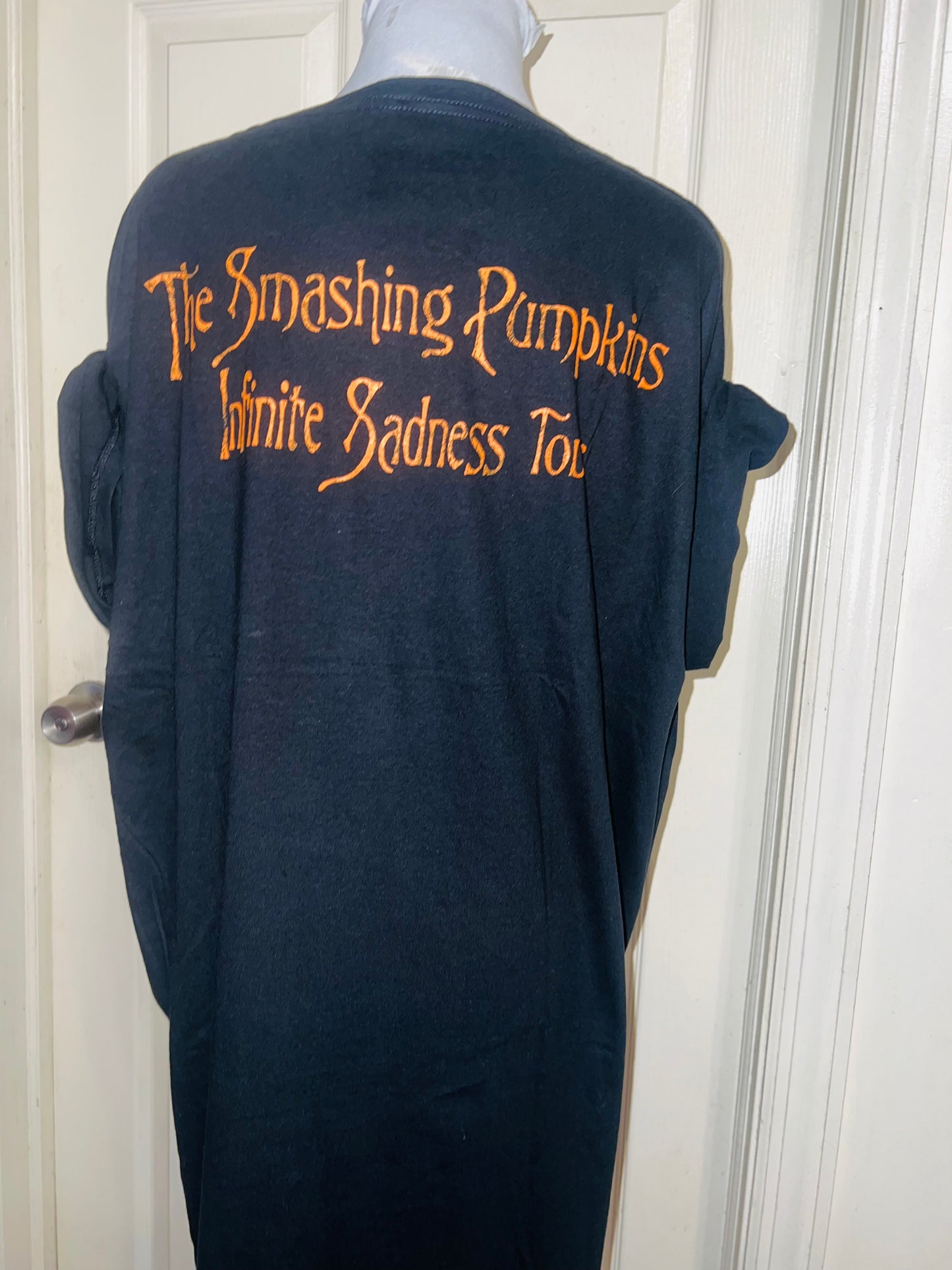 The Smashing Pumpkins Tour Double Sided Oversized Distressed Tee