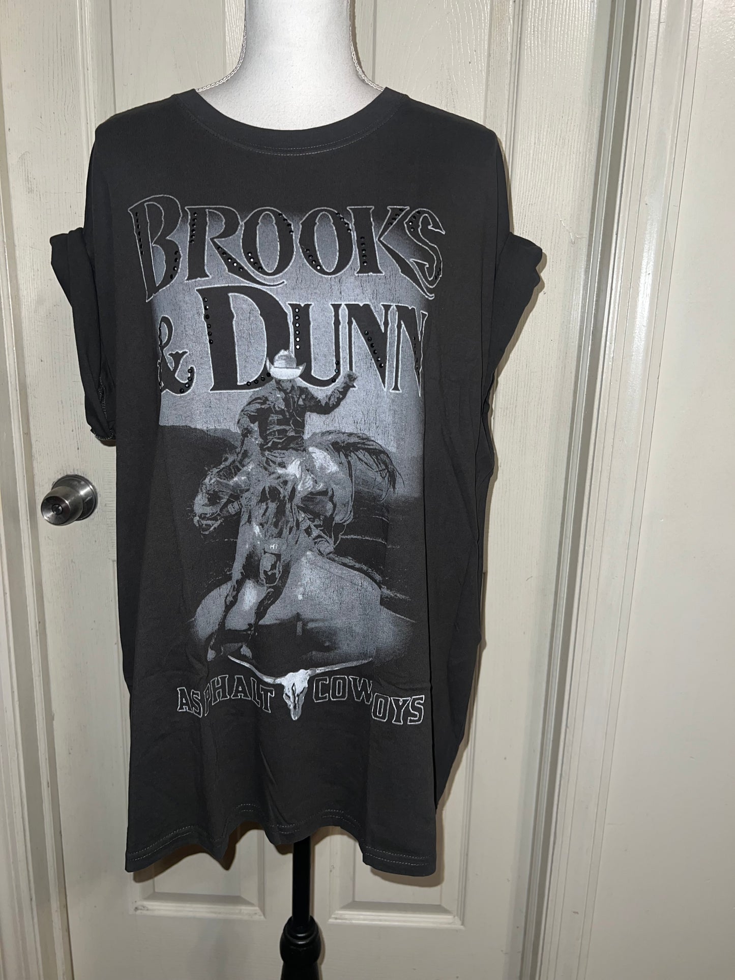 Brooks & Dunn Oversized Distressed Tee