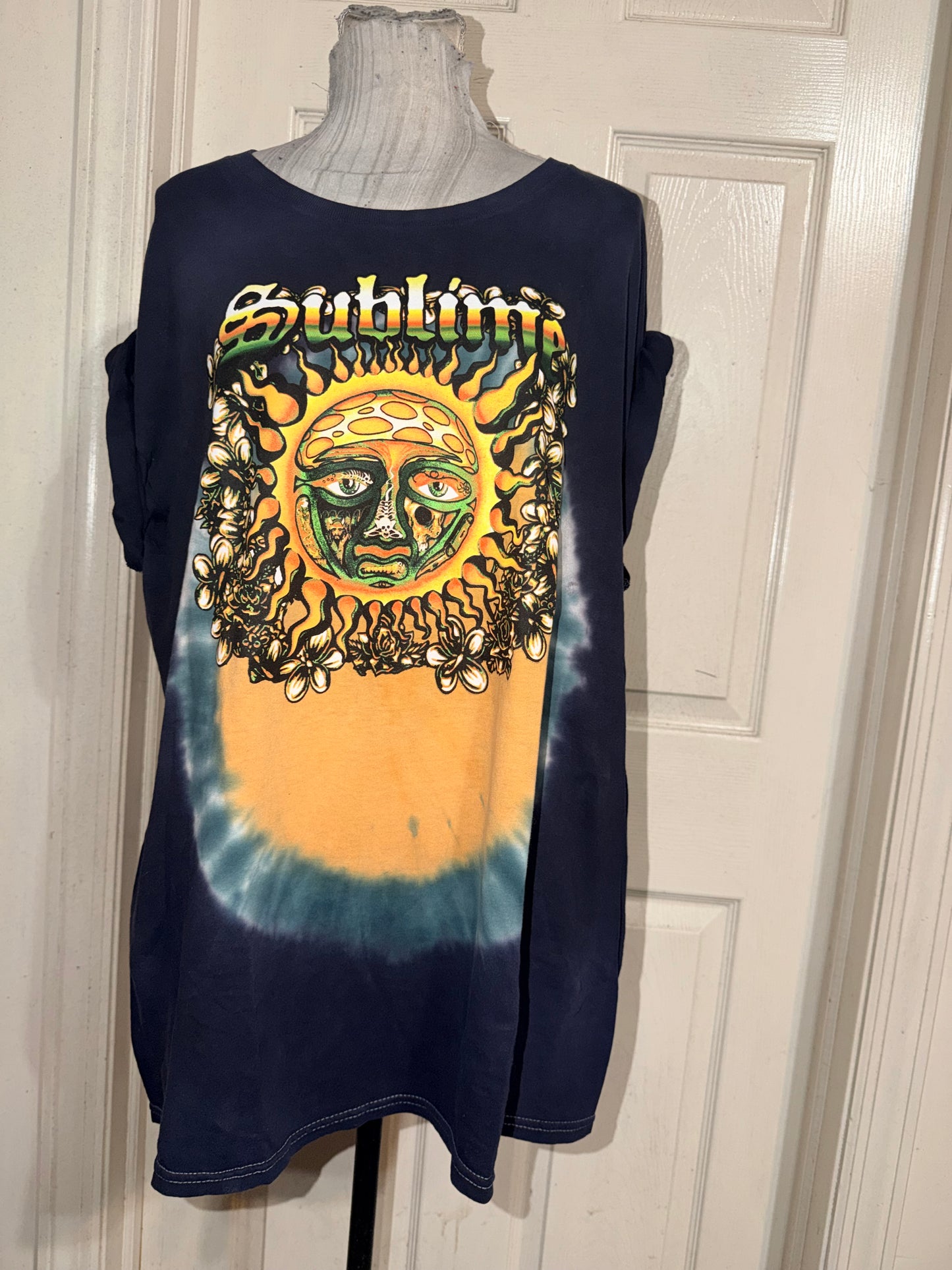 Sublime Double Sided Oversized Distressed Tee