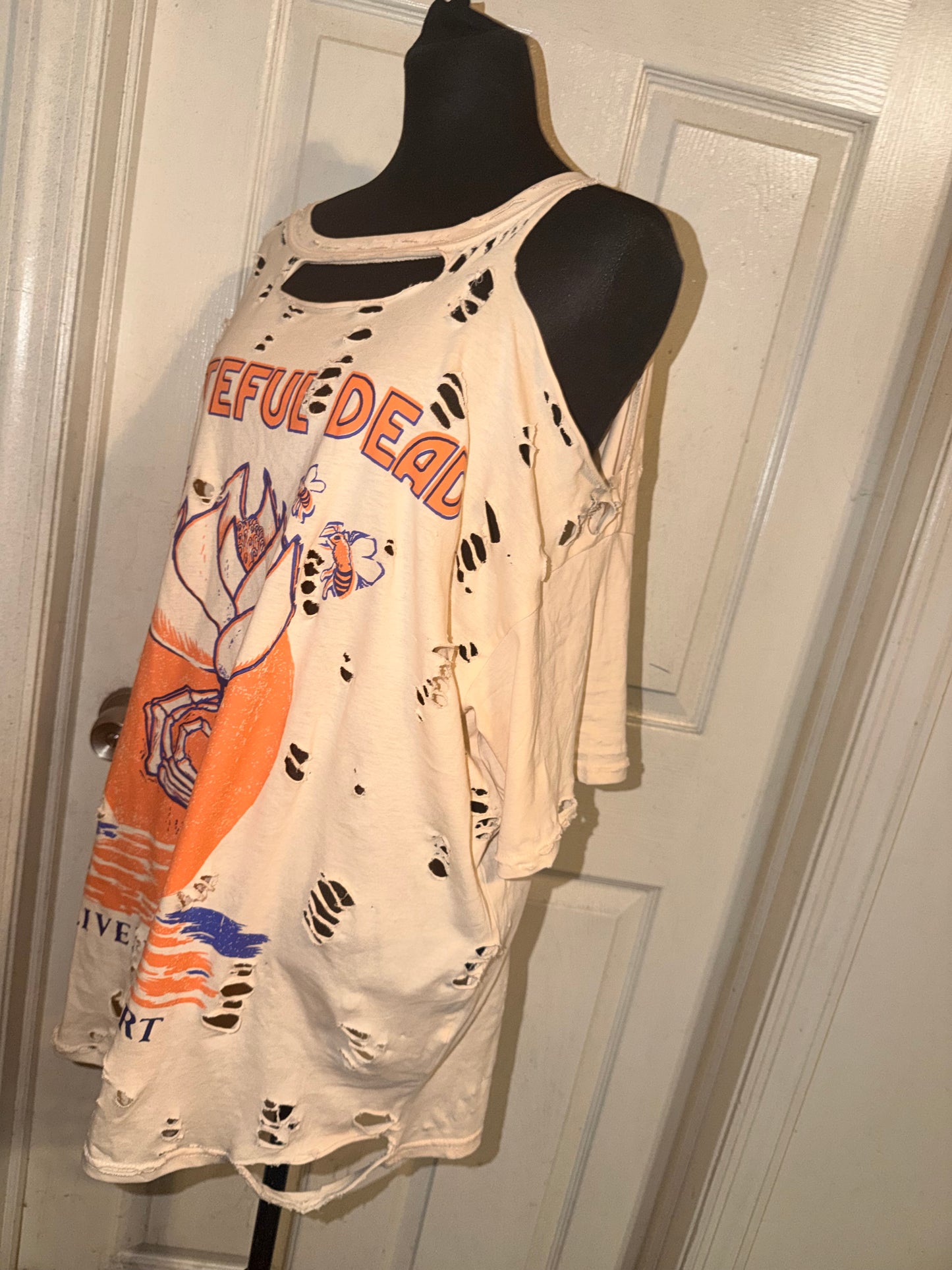 Grateful Dead Oversized Distressed Tee (as is)